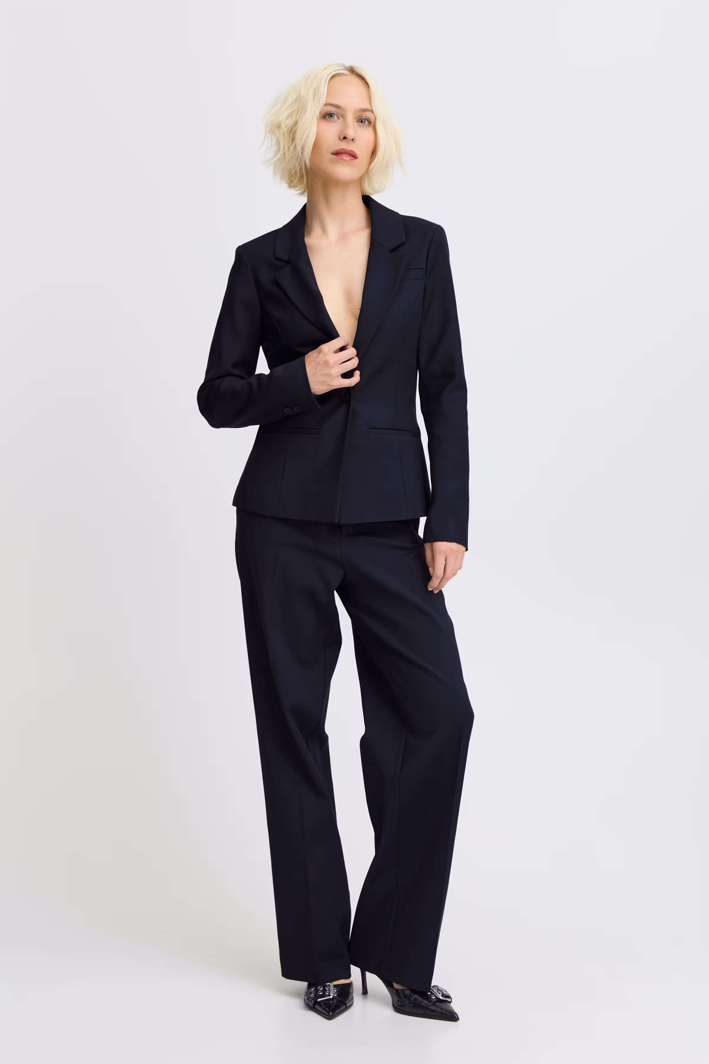 PZBINDY High Waist Wide Leg Bukser LOOKBOOK FRONT 50206519-194020