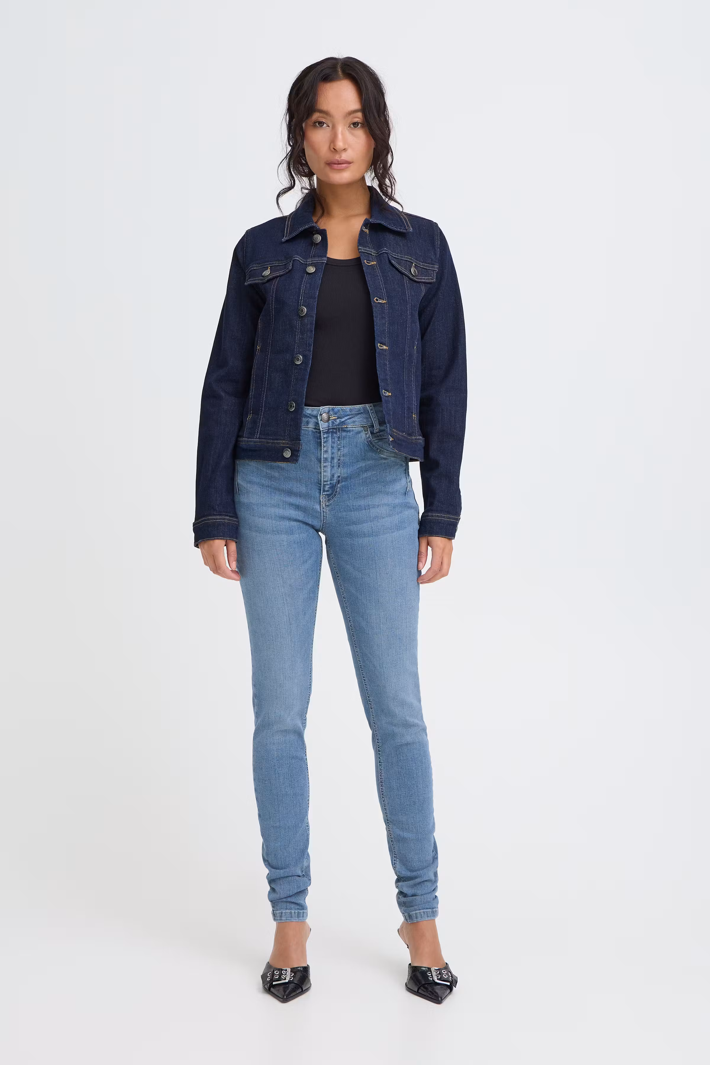 PZCARMEN HW Jeans Skinny Leg LOOKBOOK FRONT 50204829-200008