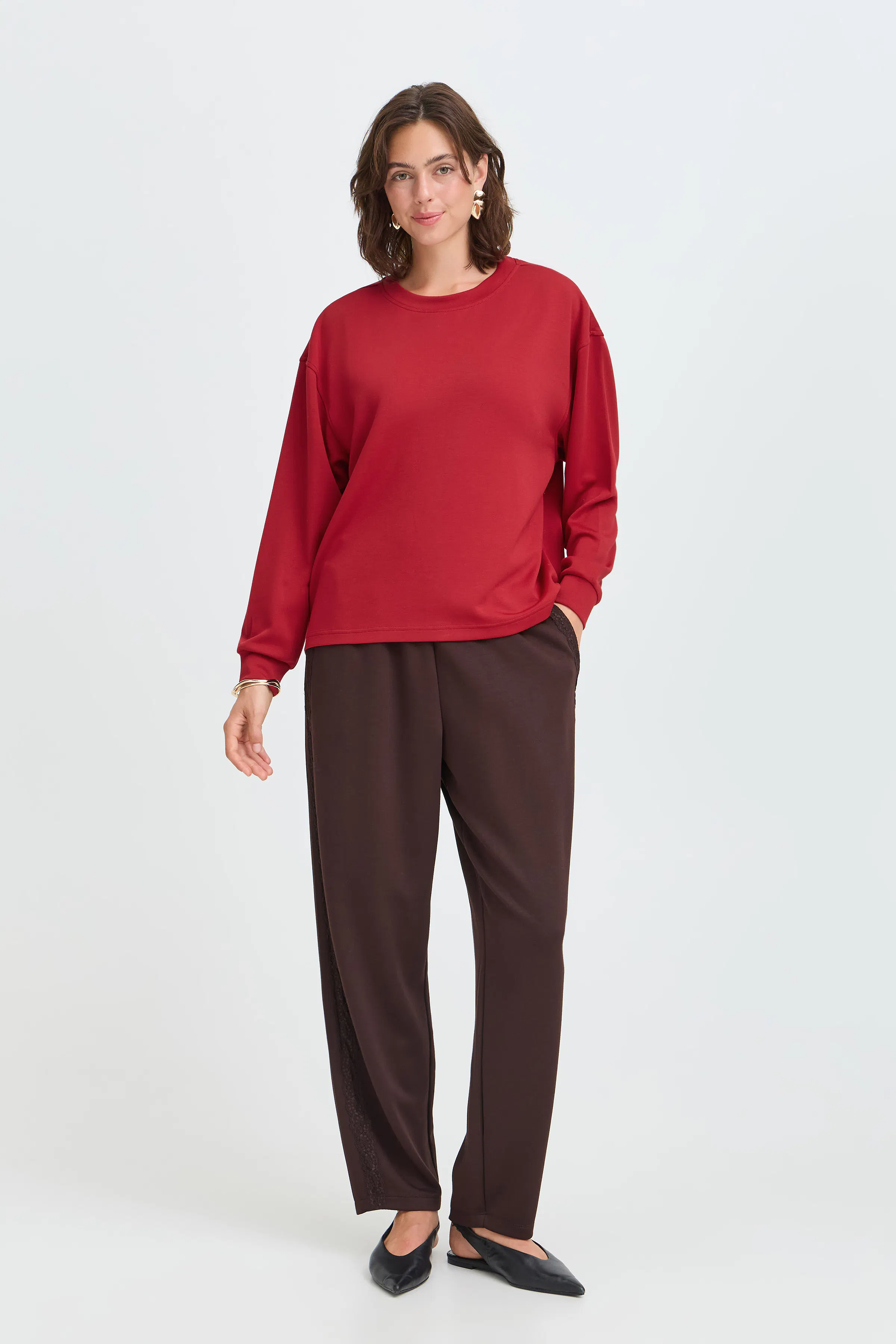 FRAURORA PU 7 Sweatshirt LOOKBOOK FRONT 20615558-191653