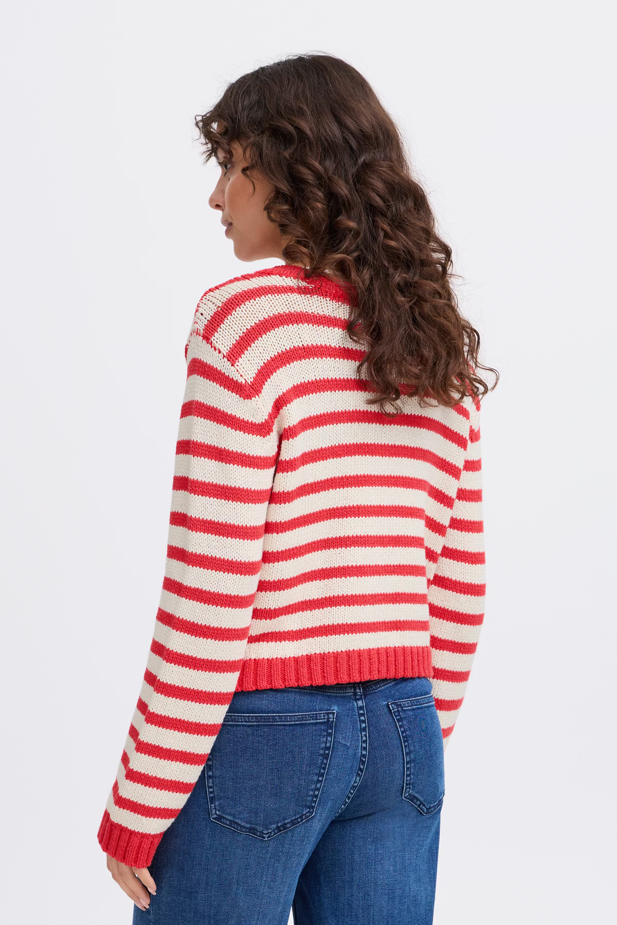 FRBELINDA CAR 1 Strikcardigan LOOKBOOK BACK 20615113-201203