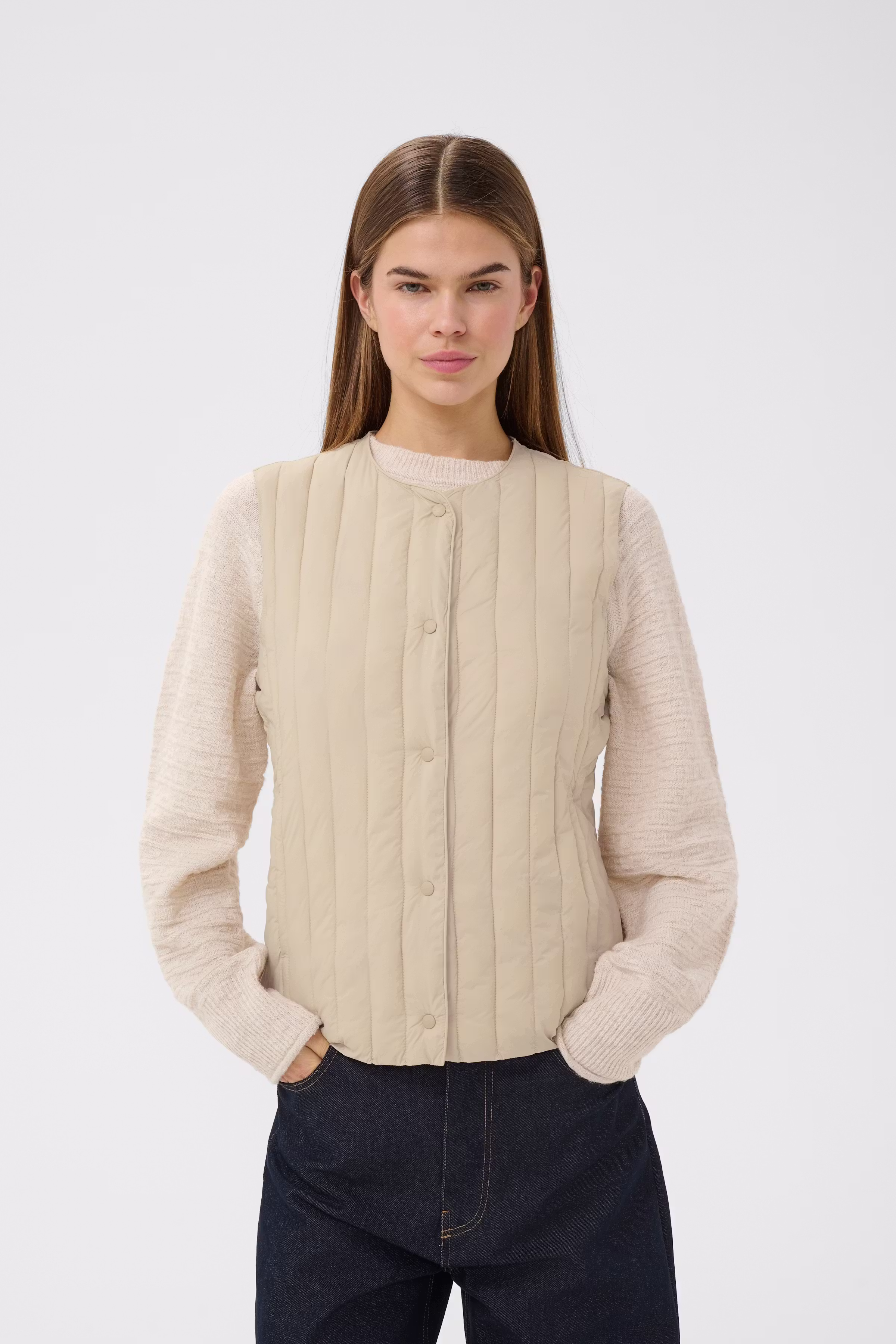 GLYNIW Warm waistcoat LOOKBOOK FRONT 30112274-151308