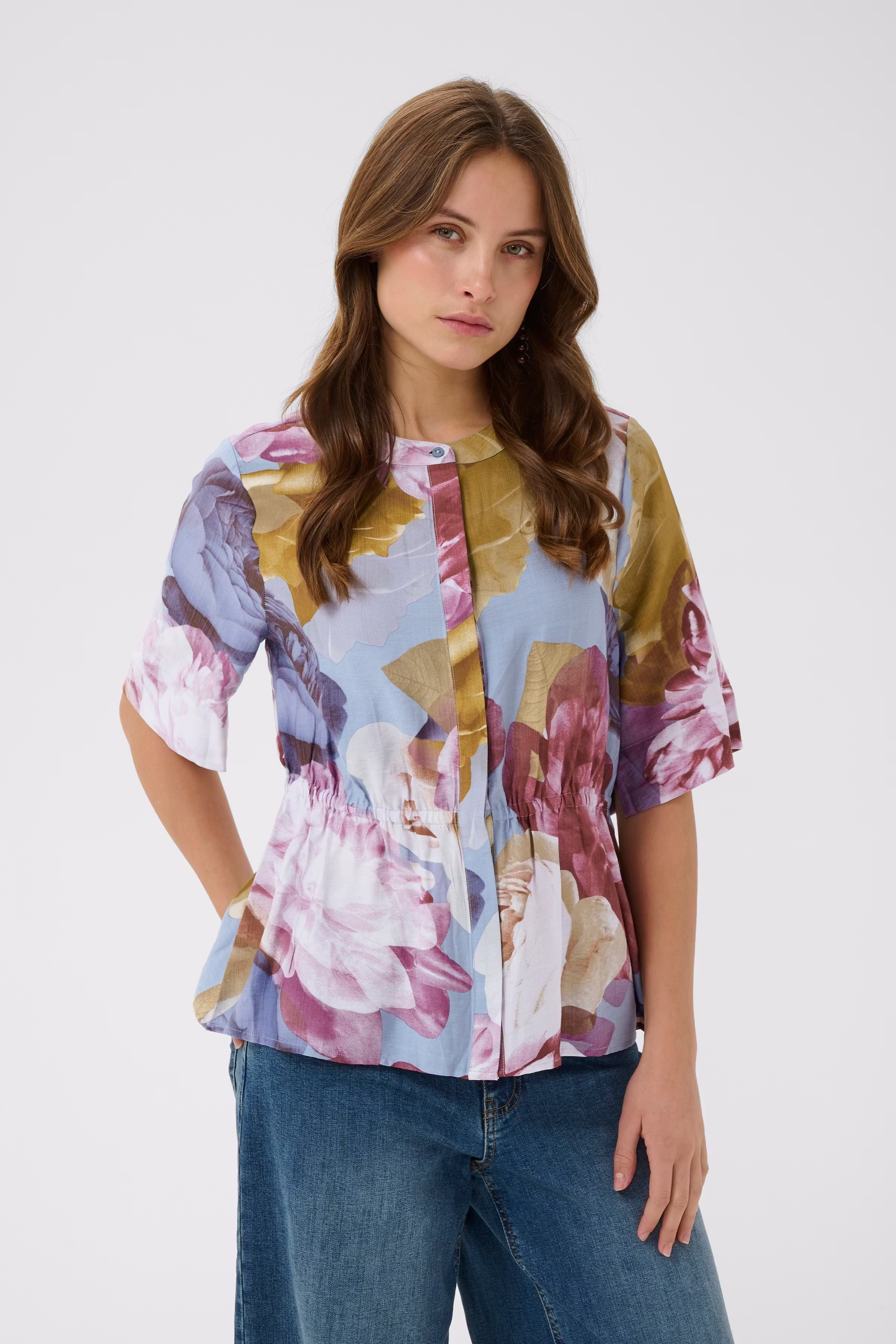 CUmagna Bluse LOOKBOOK FRONT 50112827-109061