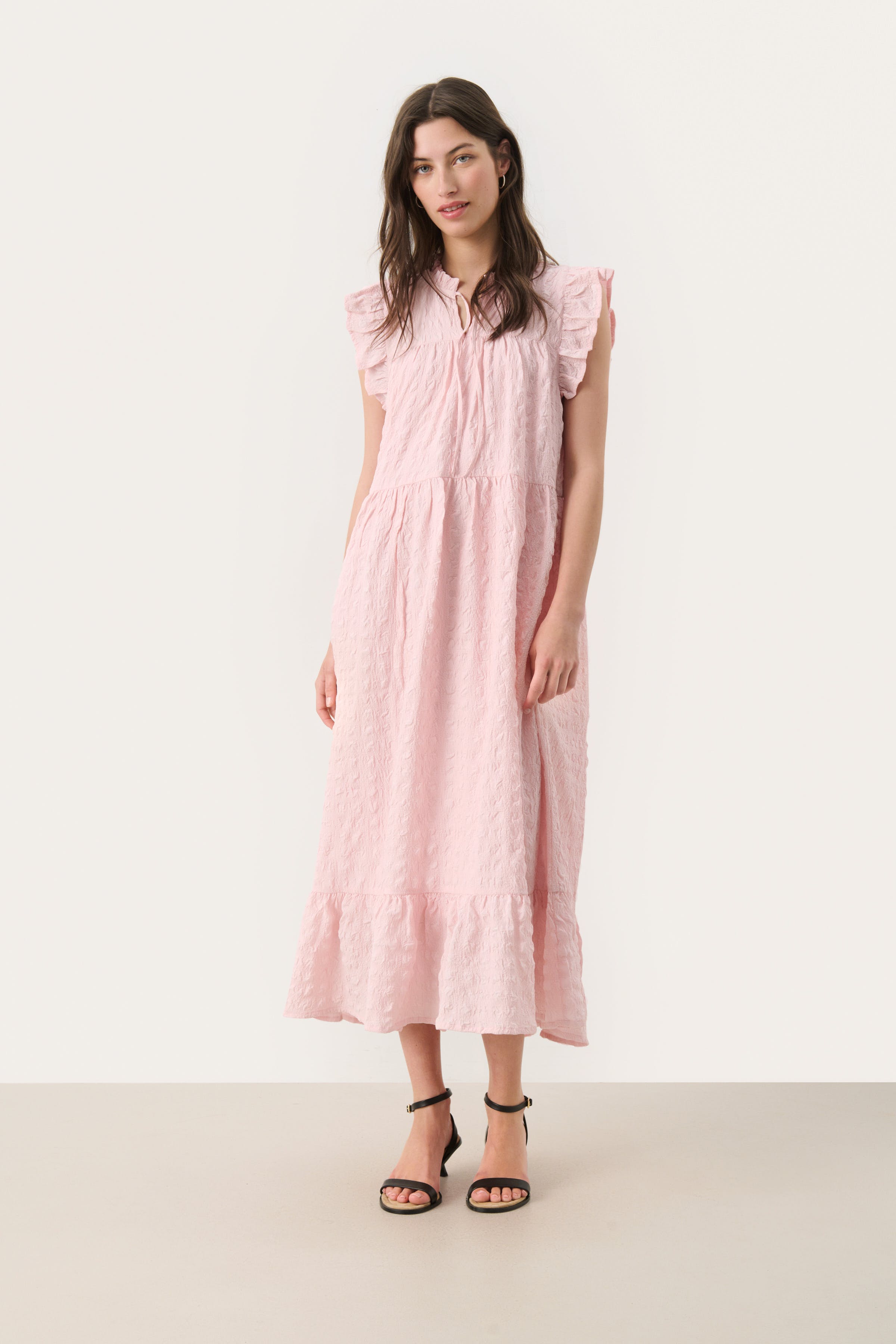 GimalinaPW Long dress with ruffles LOOKBOOK FRONT 30308987-132004