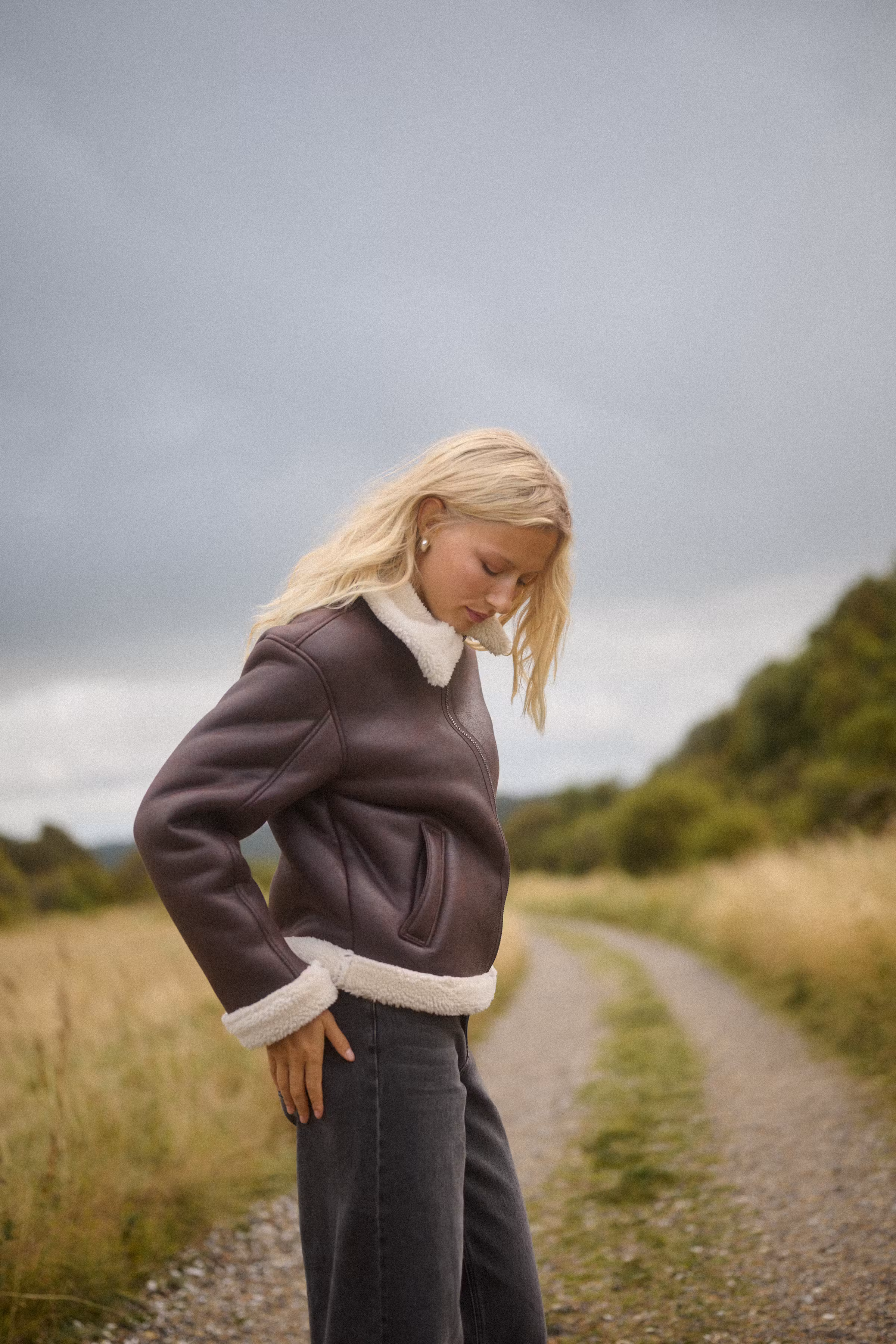KAarabella Jakke i imitert skinn LOCATION NONE 10511898-190915
