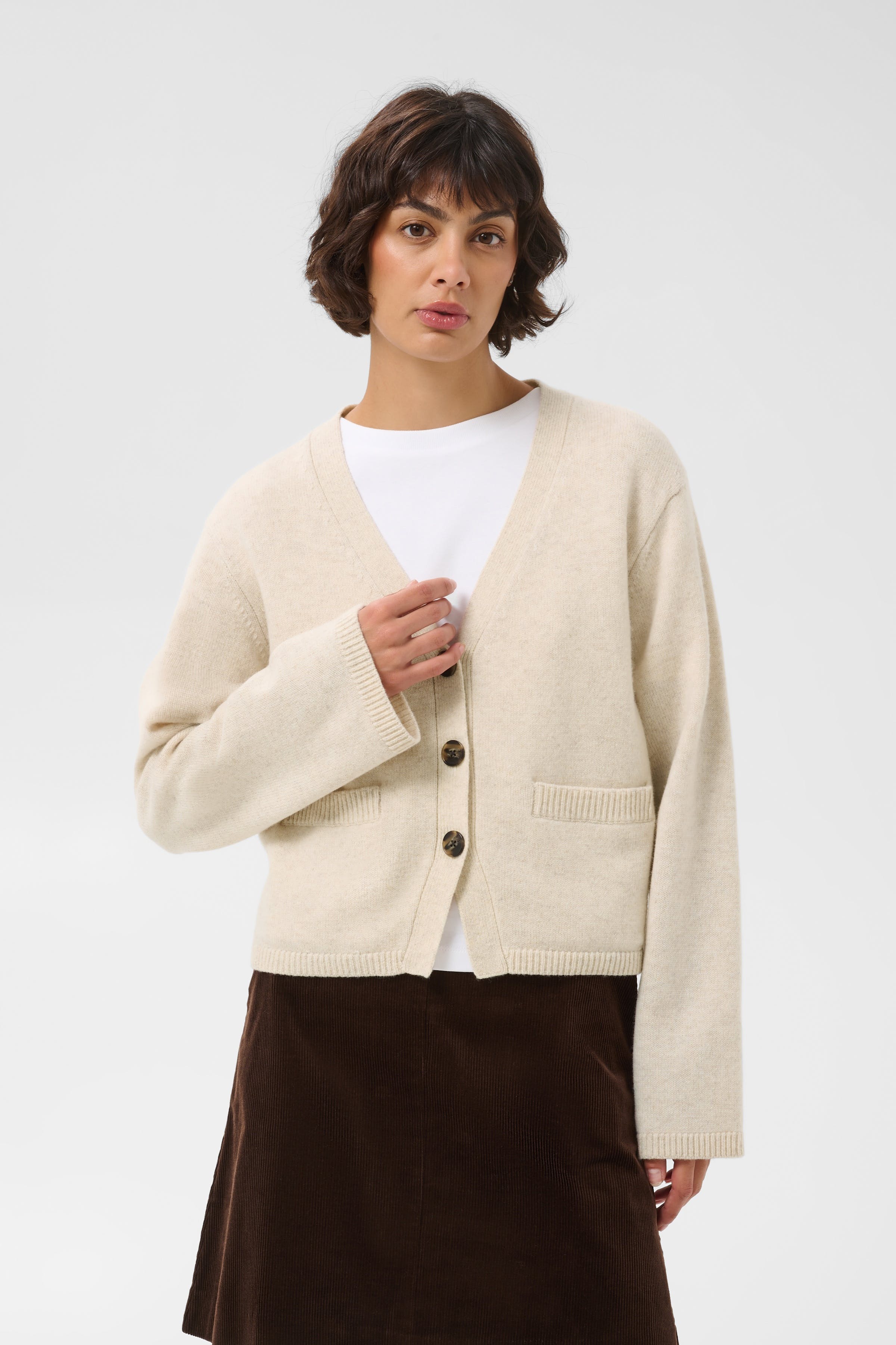 SvevaPW Cardigan LOOKBOOK FRONT 30310051-1304011