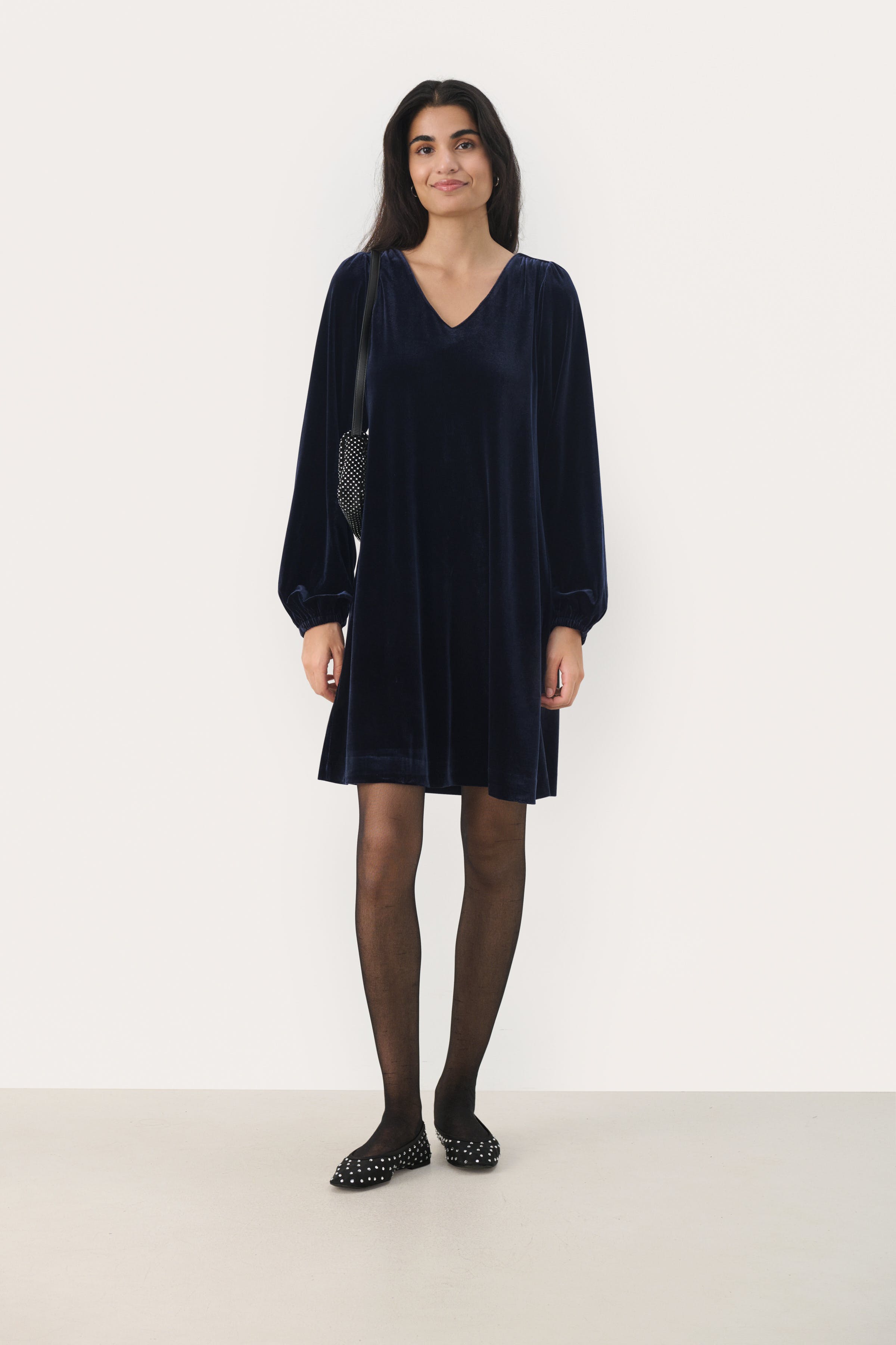 MadiPW Fløyel Kjole LOOKBOOK BACK 30309081-194013