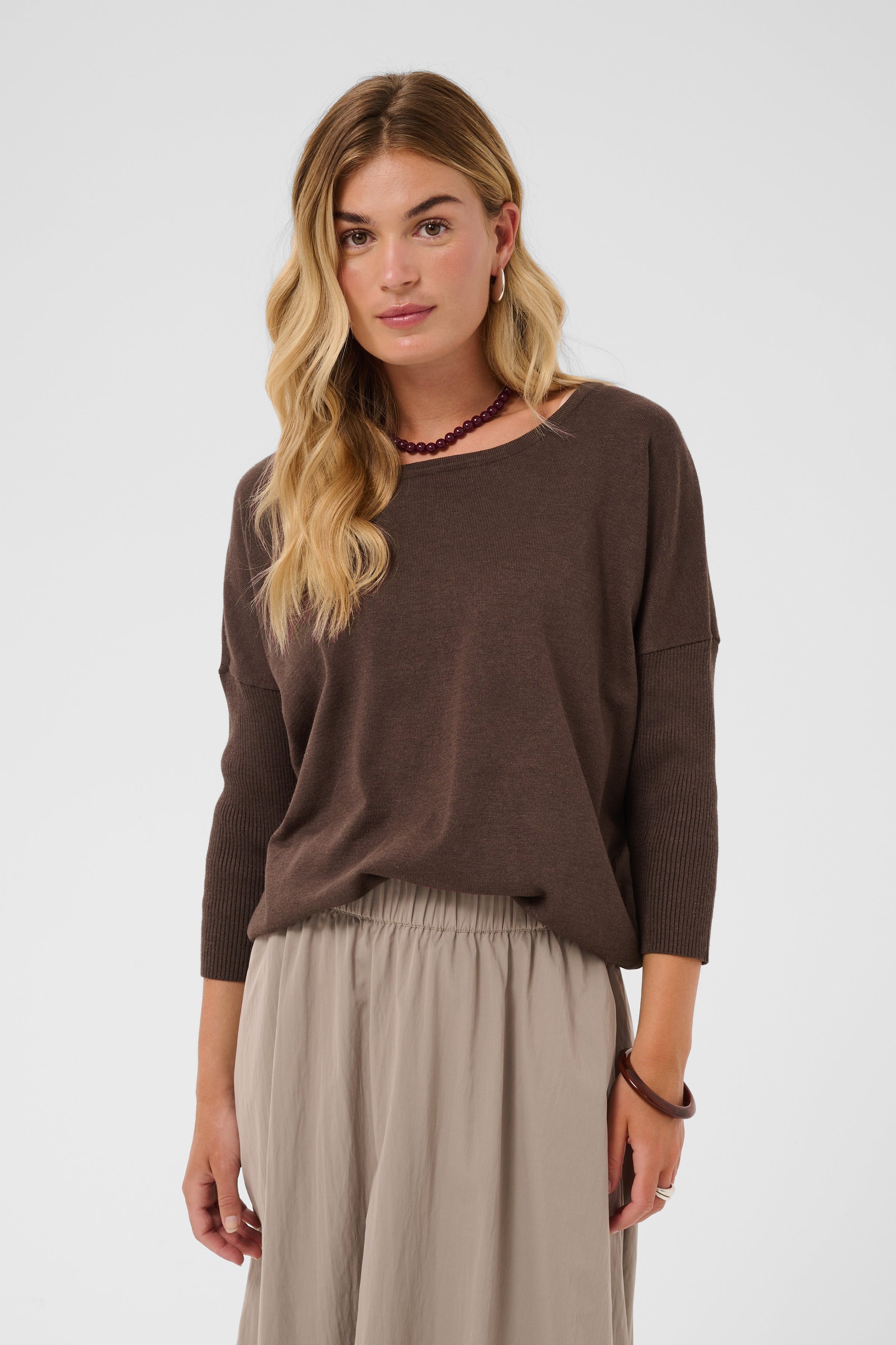 MilaSZ R-Neck Pullover LOOKBOOK FRONT 30500003-1910151