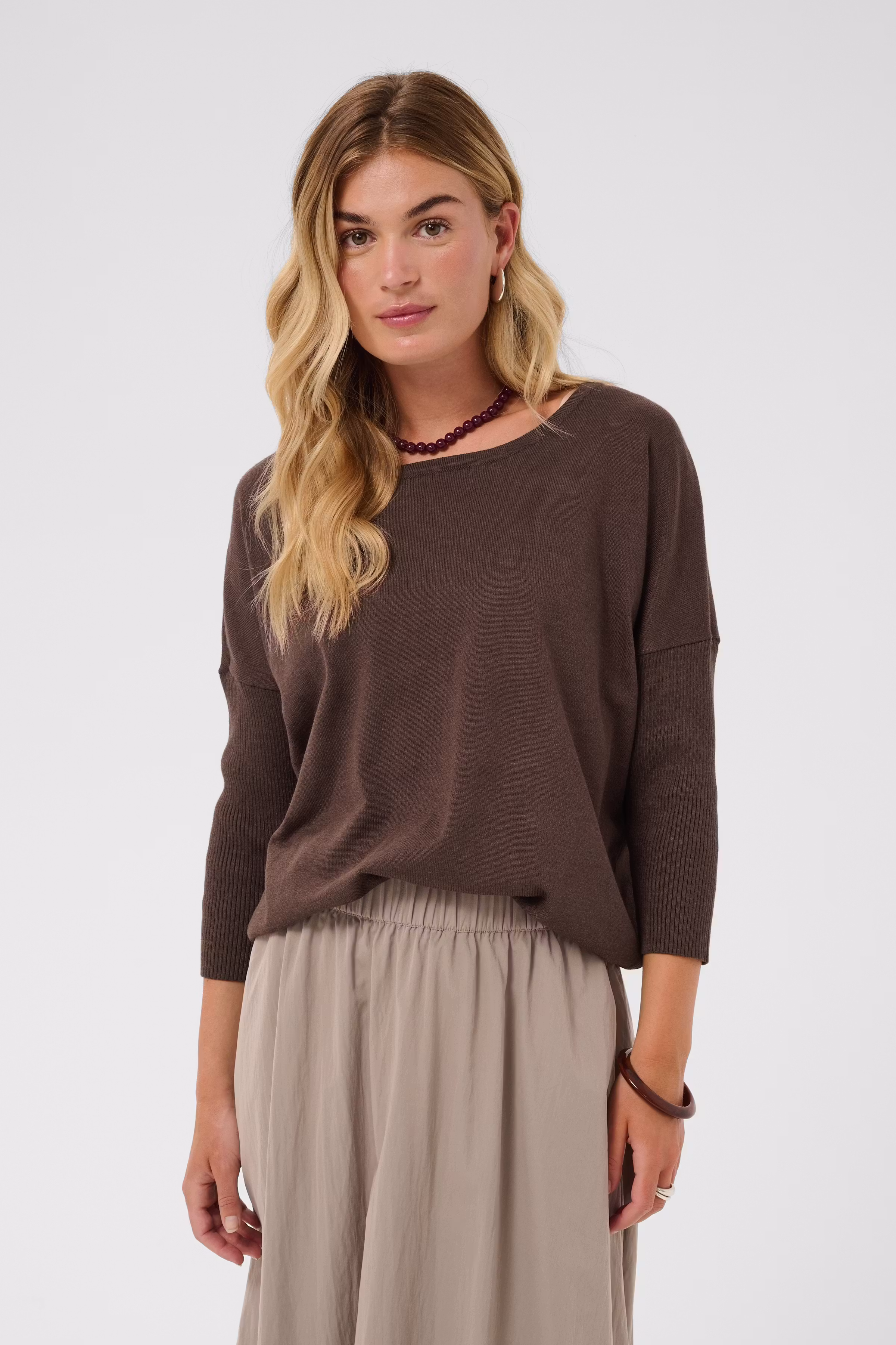 MilaSZ R-Neck Pullover LOOKBOOK FRONT 30500003-1910151