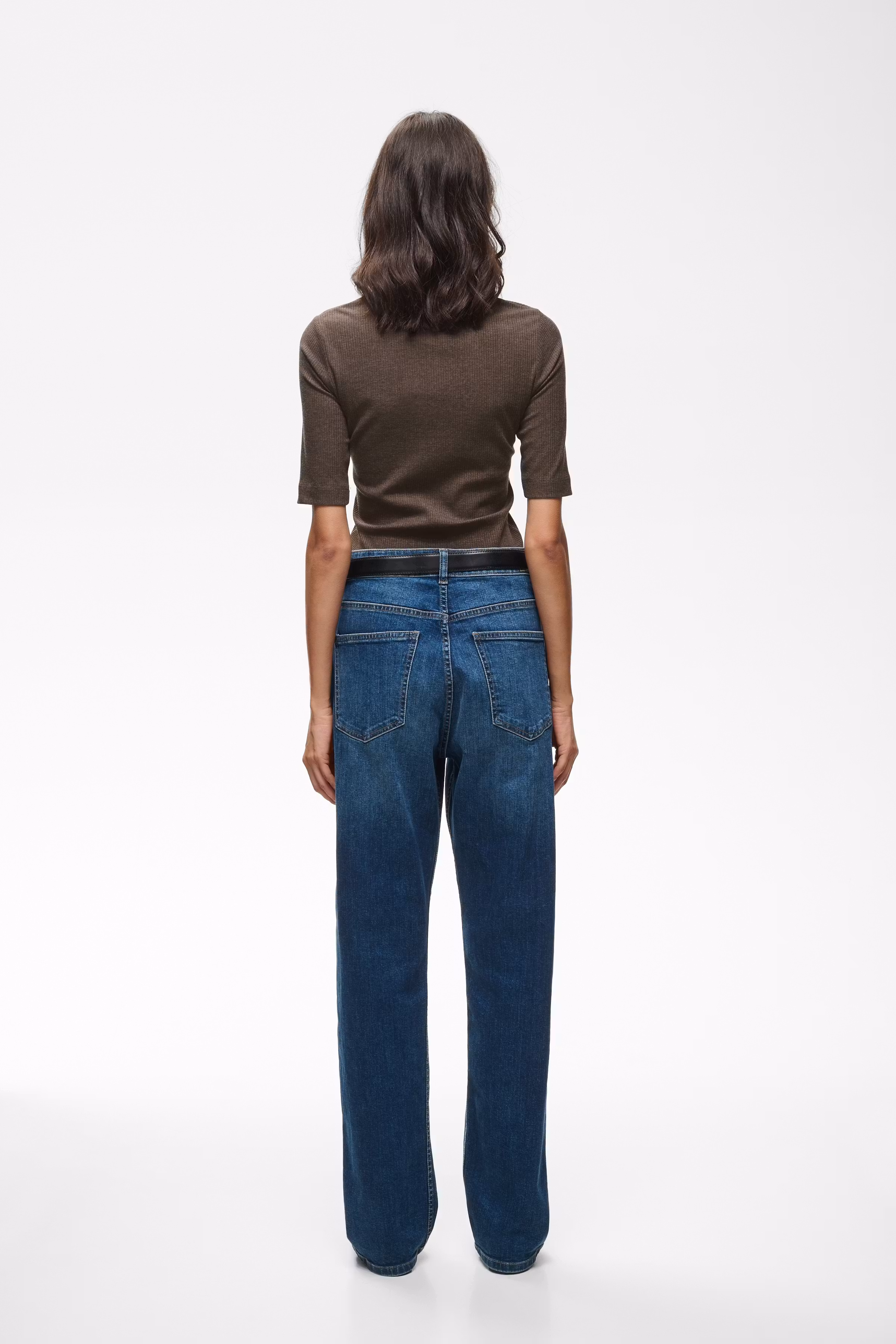 DagnaIW Melange V T-shirt LOOKBOOK BACK 30106865-1911091