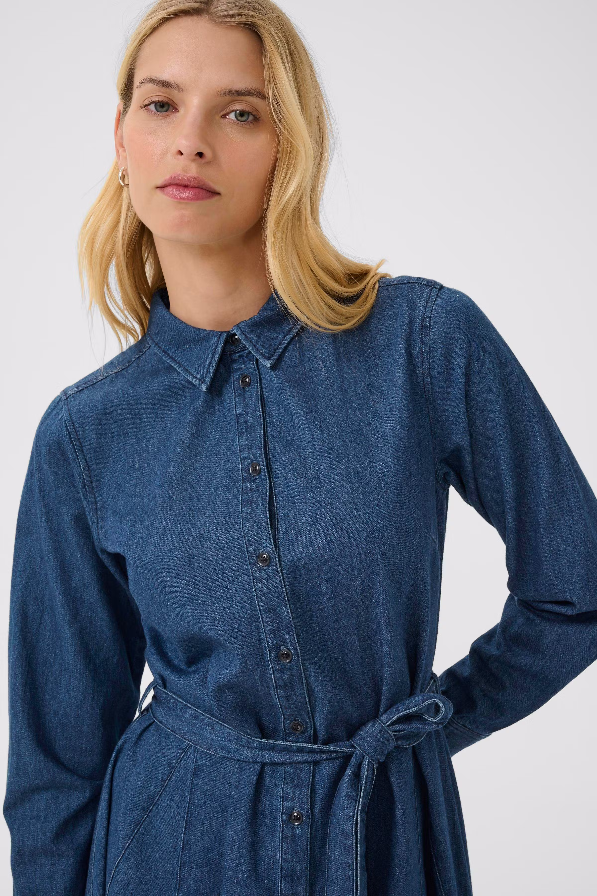 EsilyasPW Jeansklänning LOOKBOOK FRONT 30309963-300157