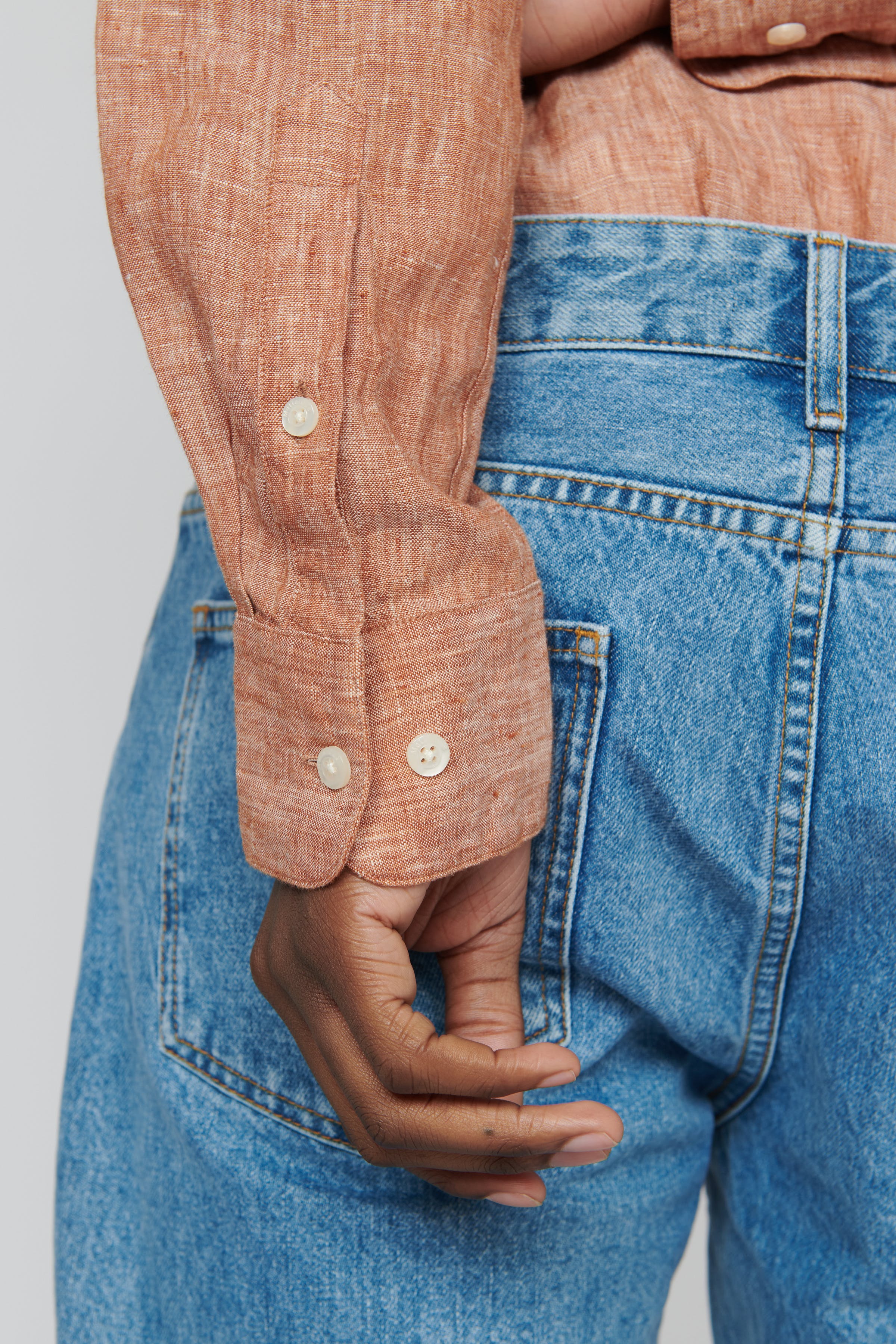 MAmarc linnen overhemd LOOKBOOK DETAIL 30205841-181140