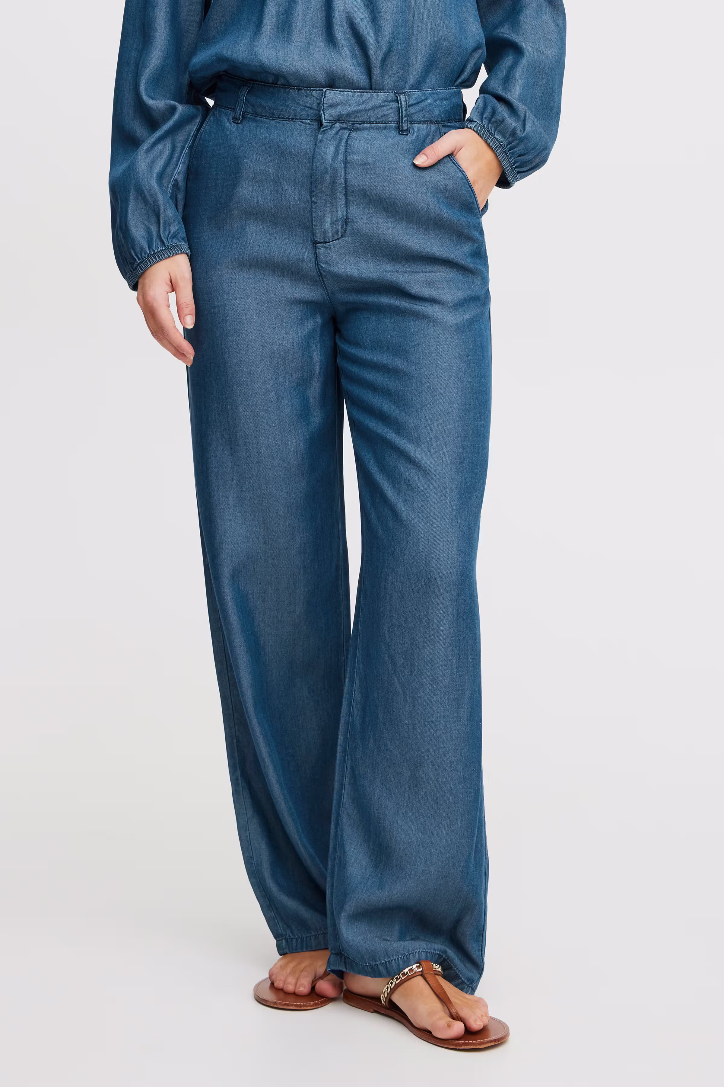 PZGAJA High Waist Wide Leg Hose LOOKBOOK FRONT 50207931-200005