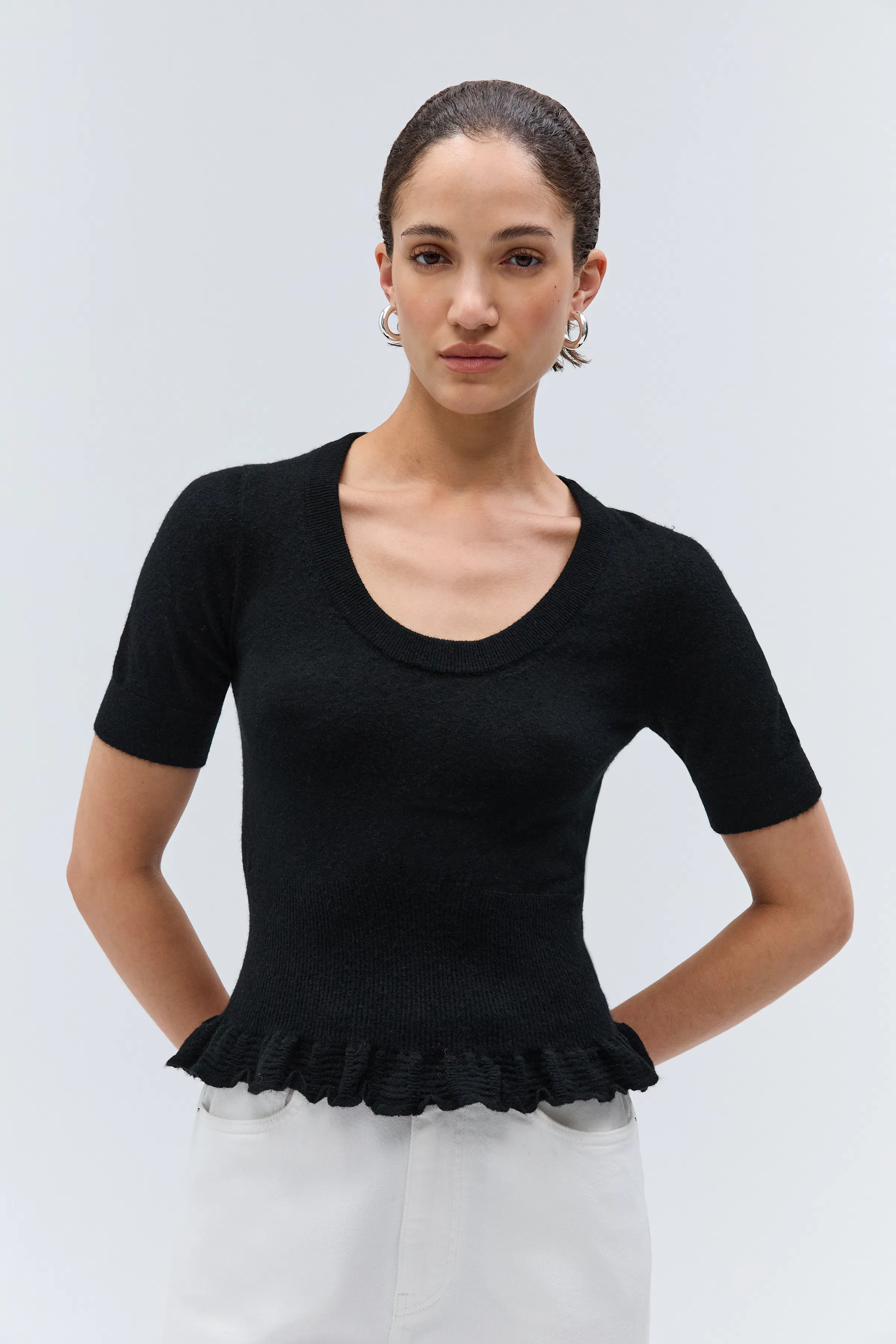 IOFrancie Top LOOKBOOK FRONT 30600033-BK999