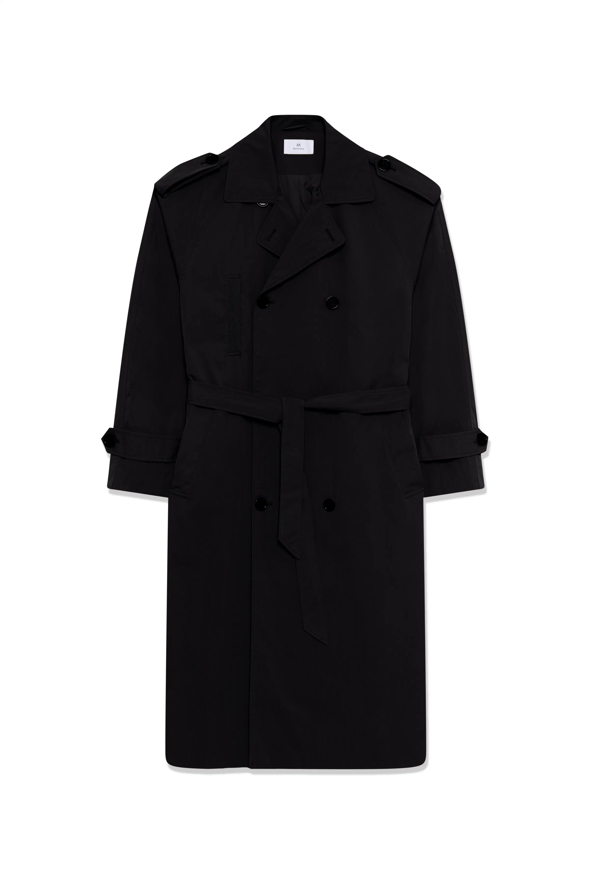 MAADRON OUTERWEAR IN BLACK LAMB LEATHER
