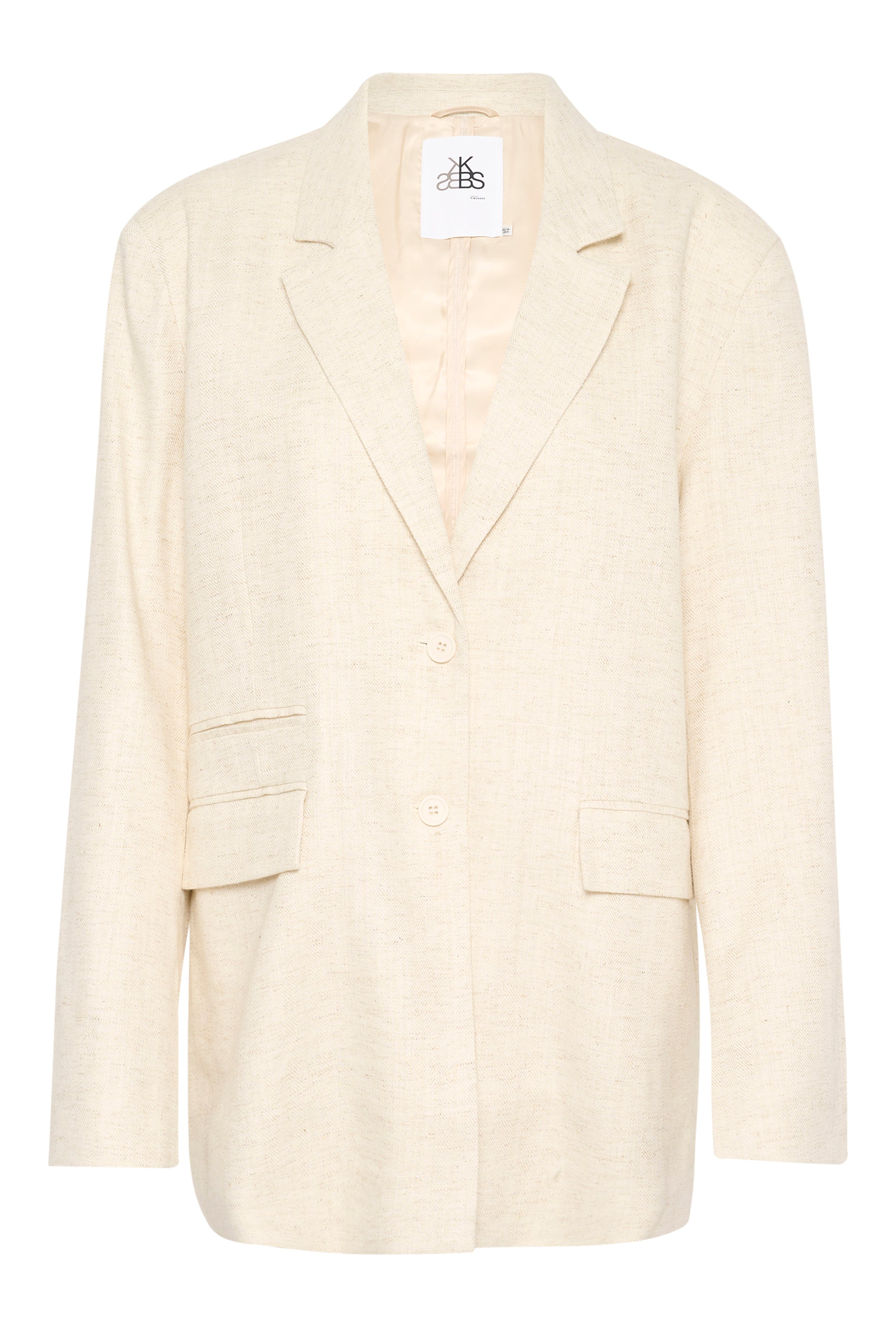 KBUmbro Blazer in linen blend LOOKBOOK FRONT 10105381-120703