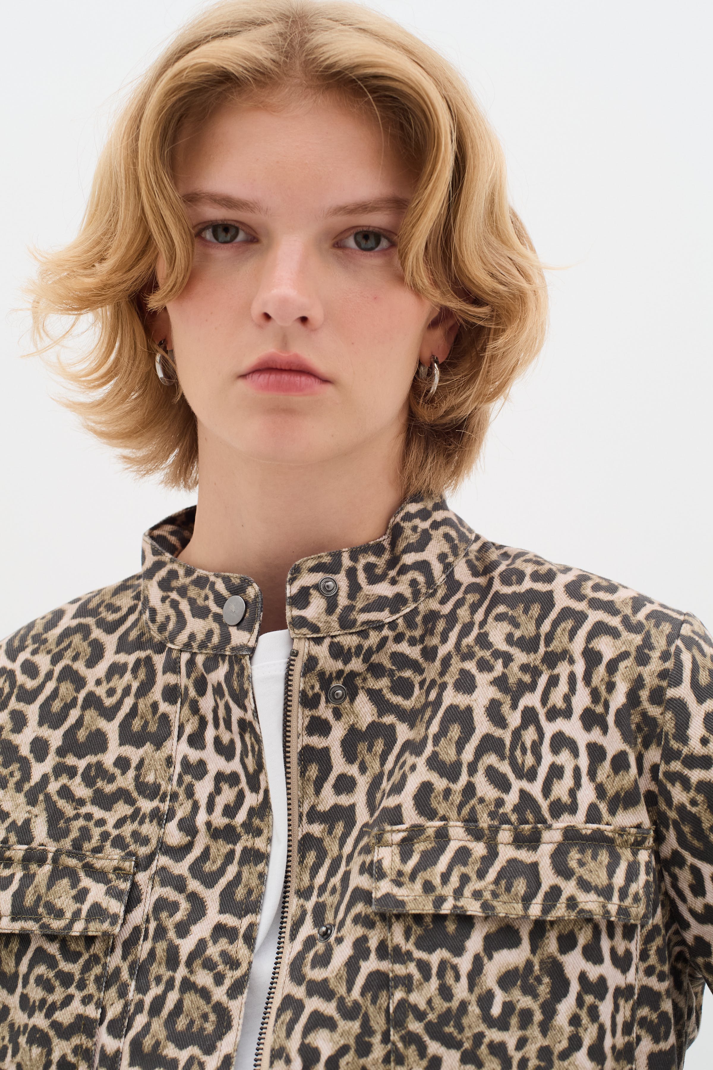 RiverIW Leopard Casual Jacke LOOKBOOK DETAIL 30110455-300824