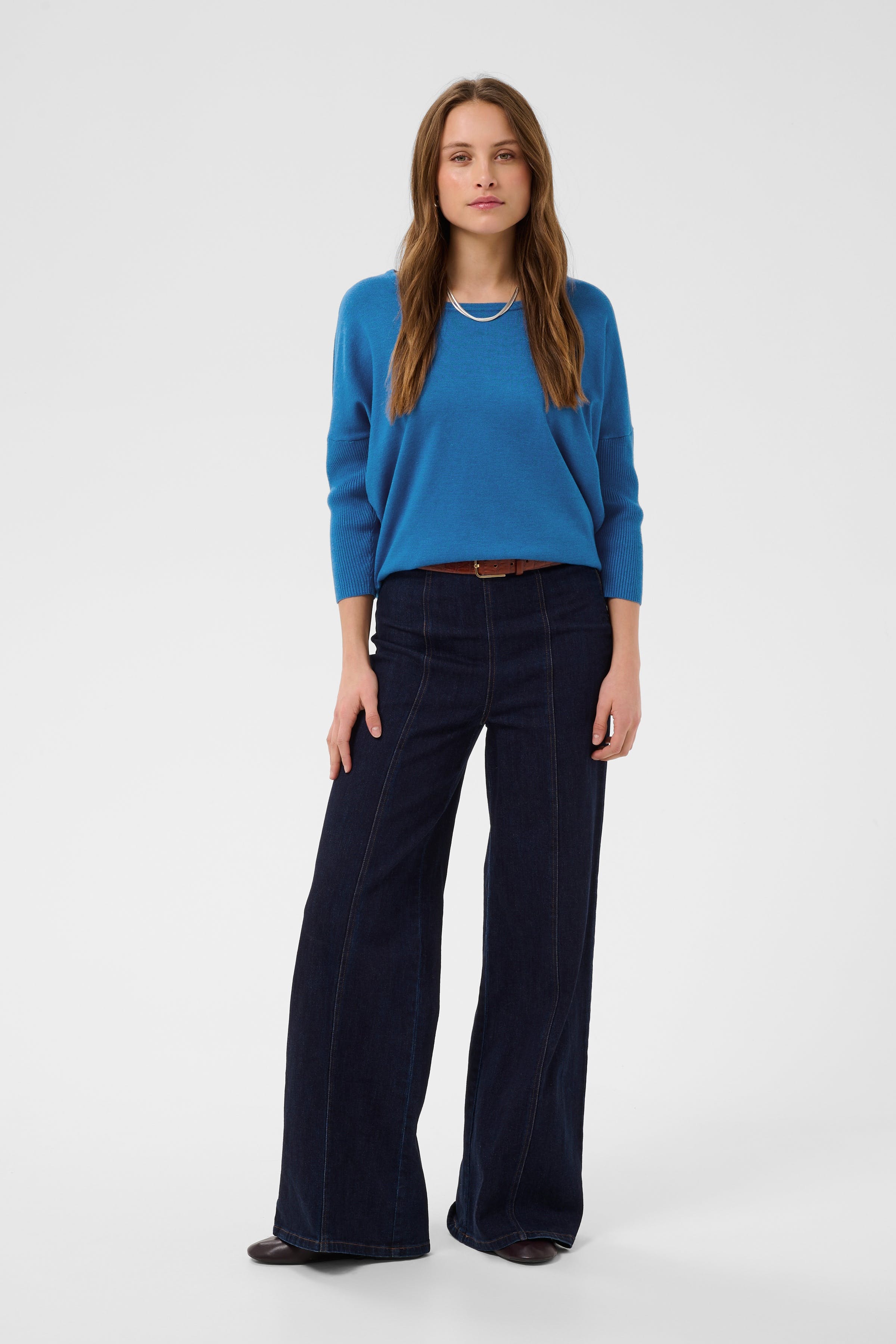 MilaSZ R-Neck Pullover LOOKBOOK FRONT 30500003-1841411