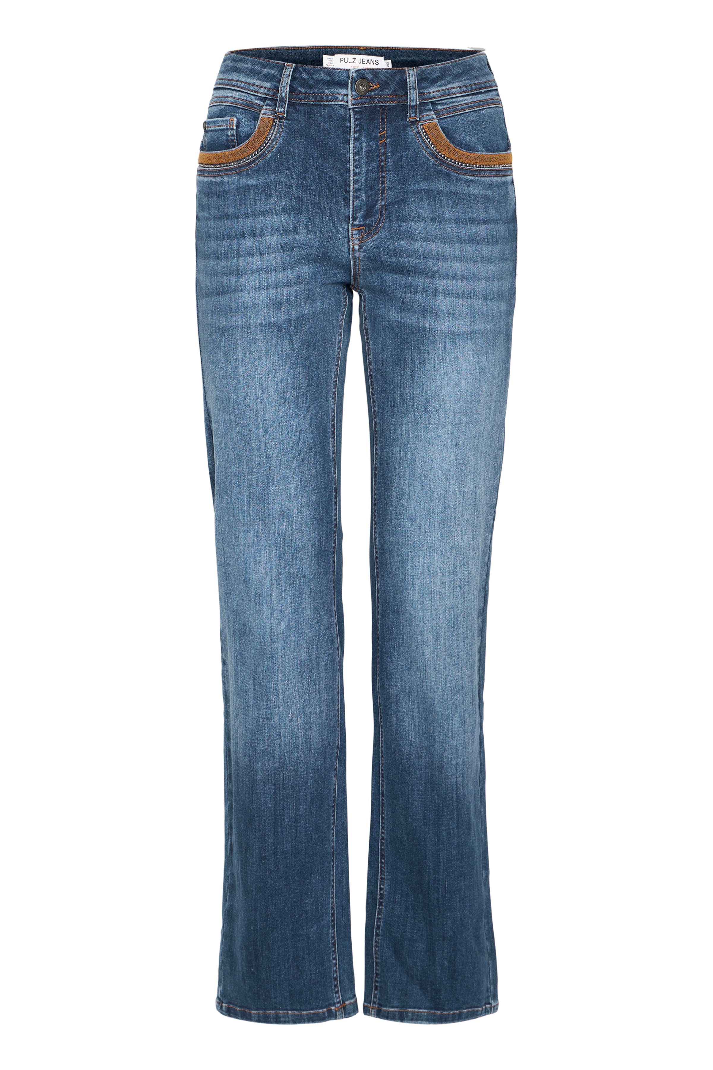 PZELLE HW Jeans Straight Leg PACK FRONT 50208008-200002