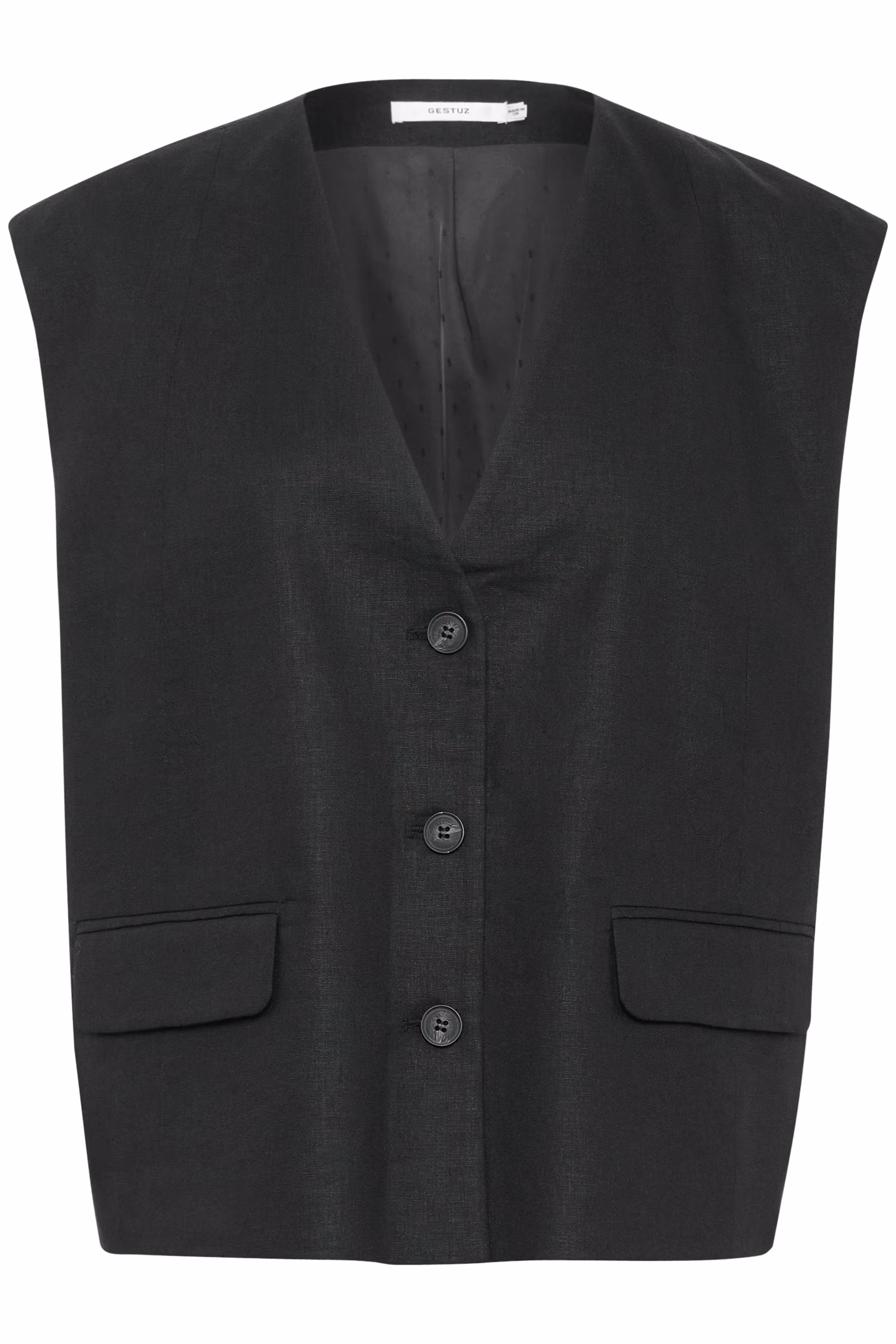 GZizza linen waistcoat PACK FRONT 10910239-100017