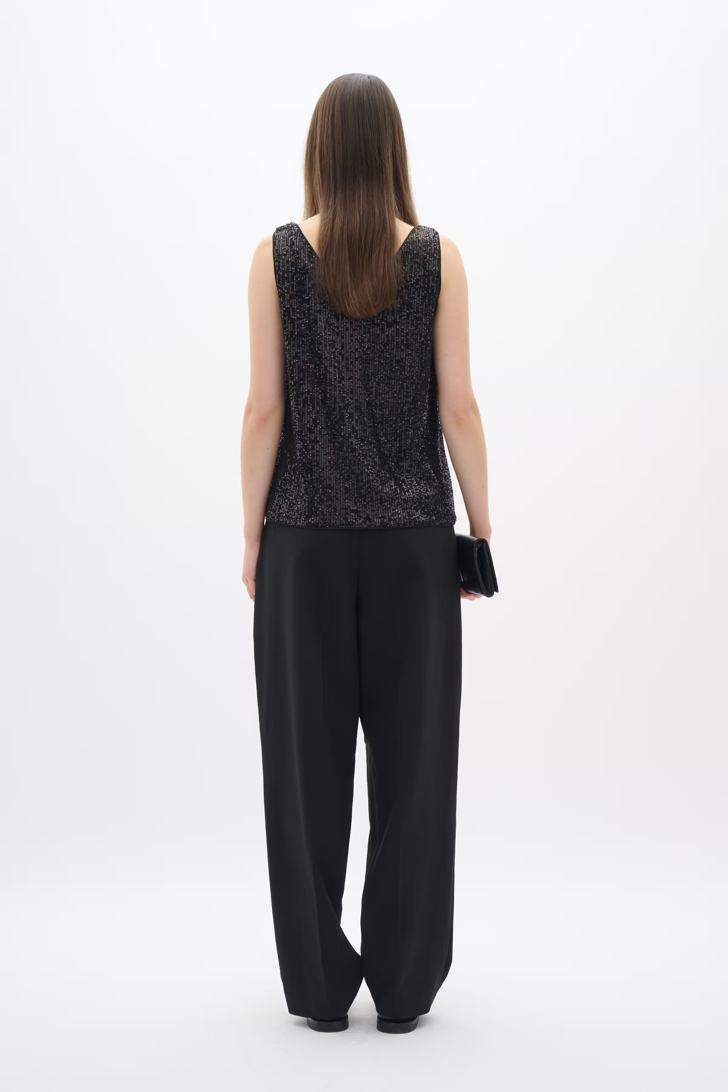 BarbaraIW Paillette Top LOOKBOOK BACK 30109888-194008