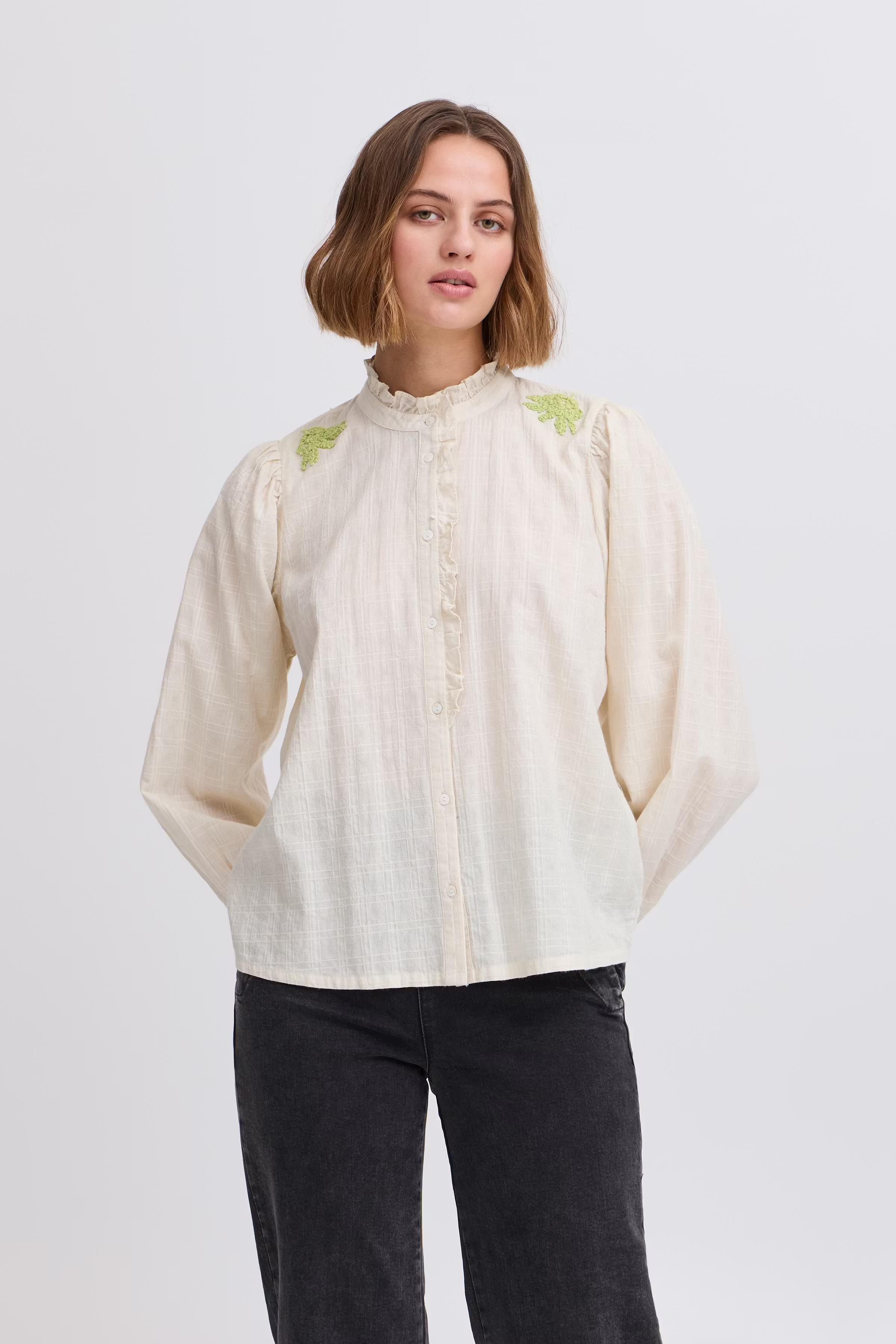 IRSANNA Overhemd met lang mouwen LOOKBOOK FRONT 20122037-130905