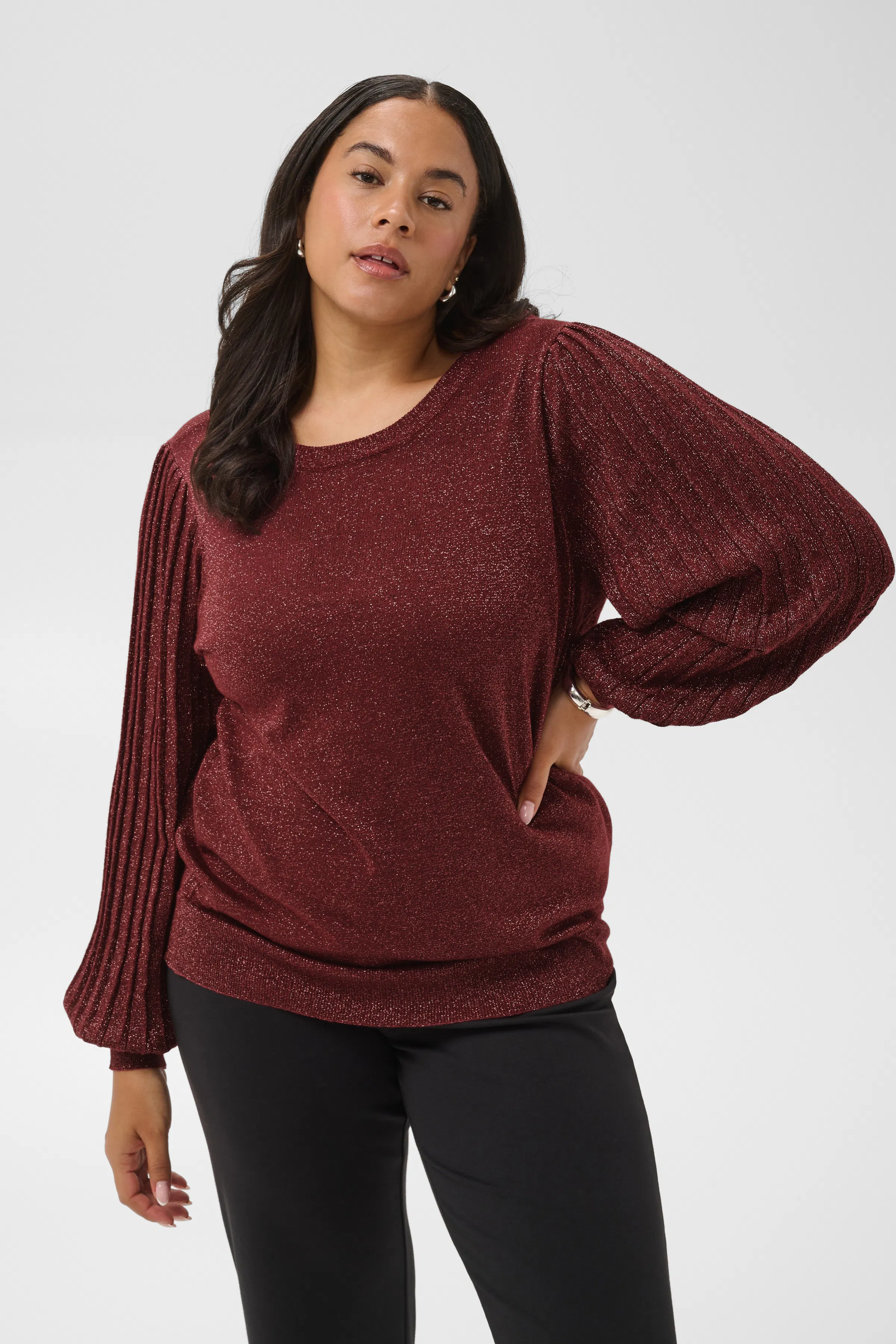 KCregitta Glitterpullover LOOKBOOK FRONT 10583805-191525