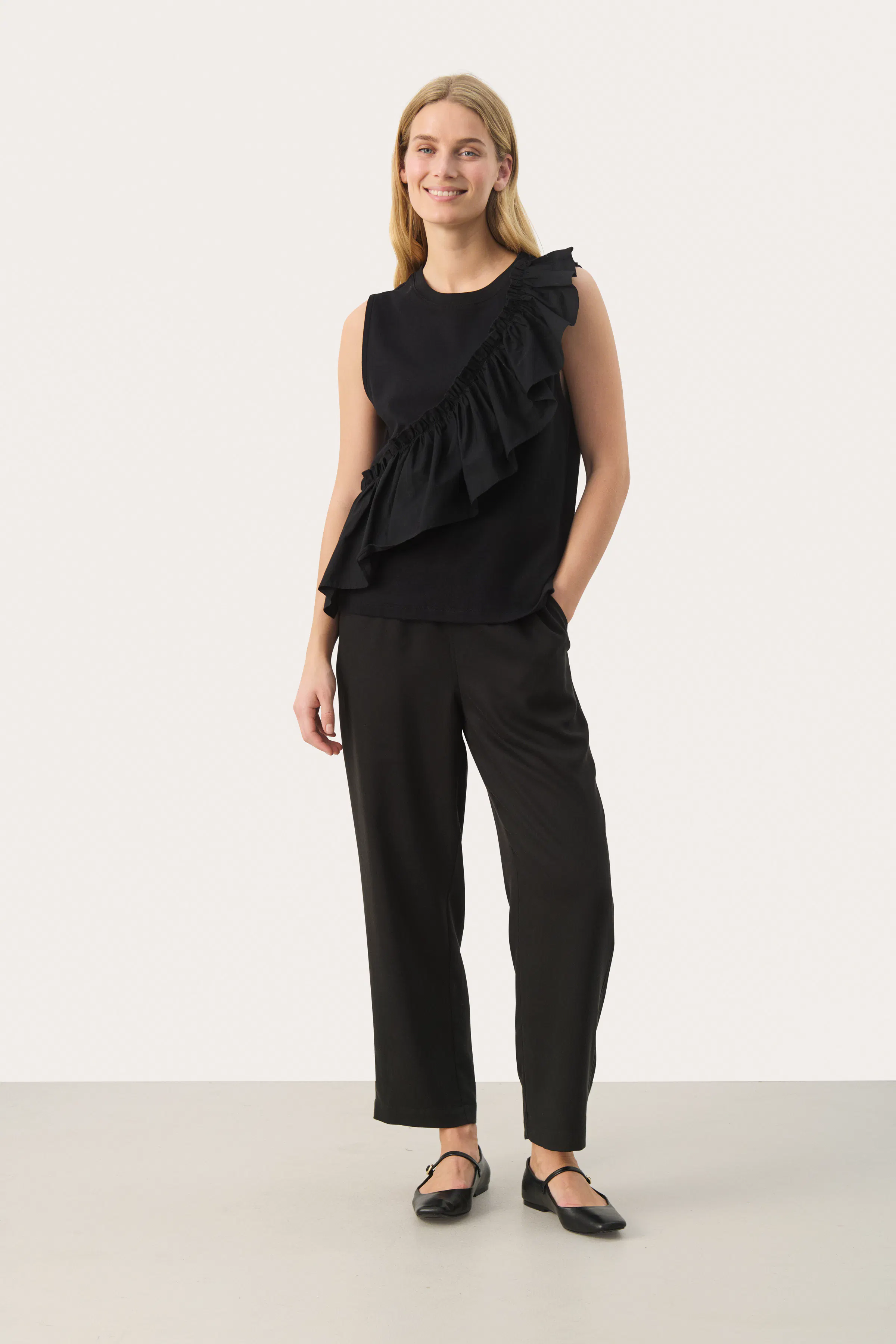 JulievePW Bluse LOOKBOOK FRONT 30308794-194008