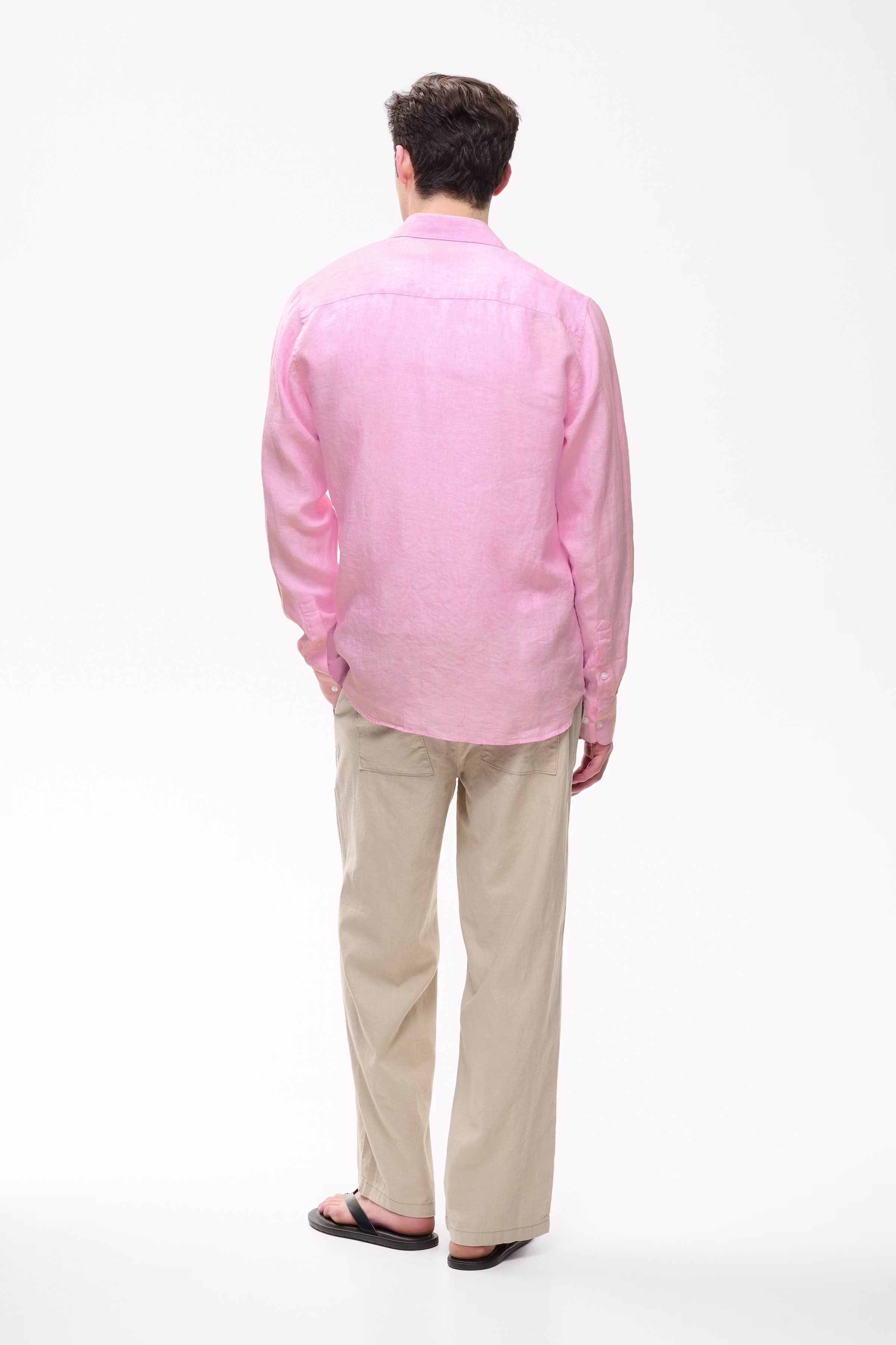MAmarc linen shirt LOOKBOOK BACK 30205841-142311