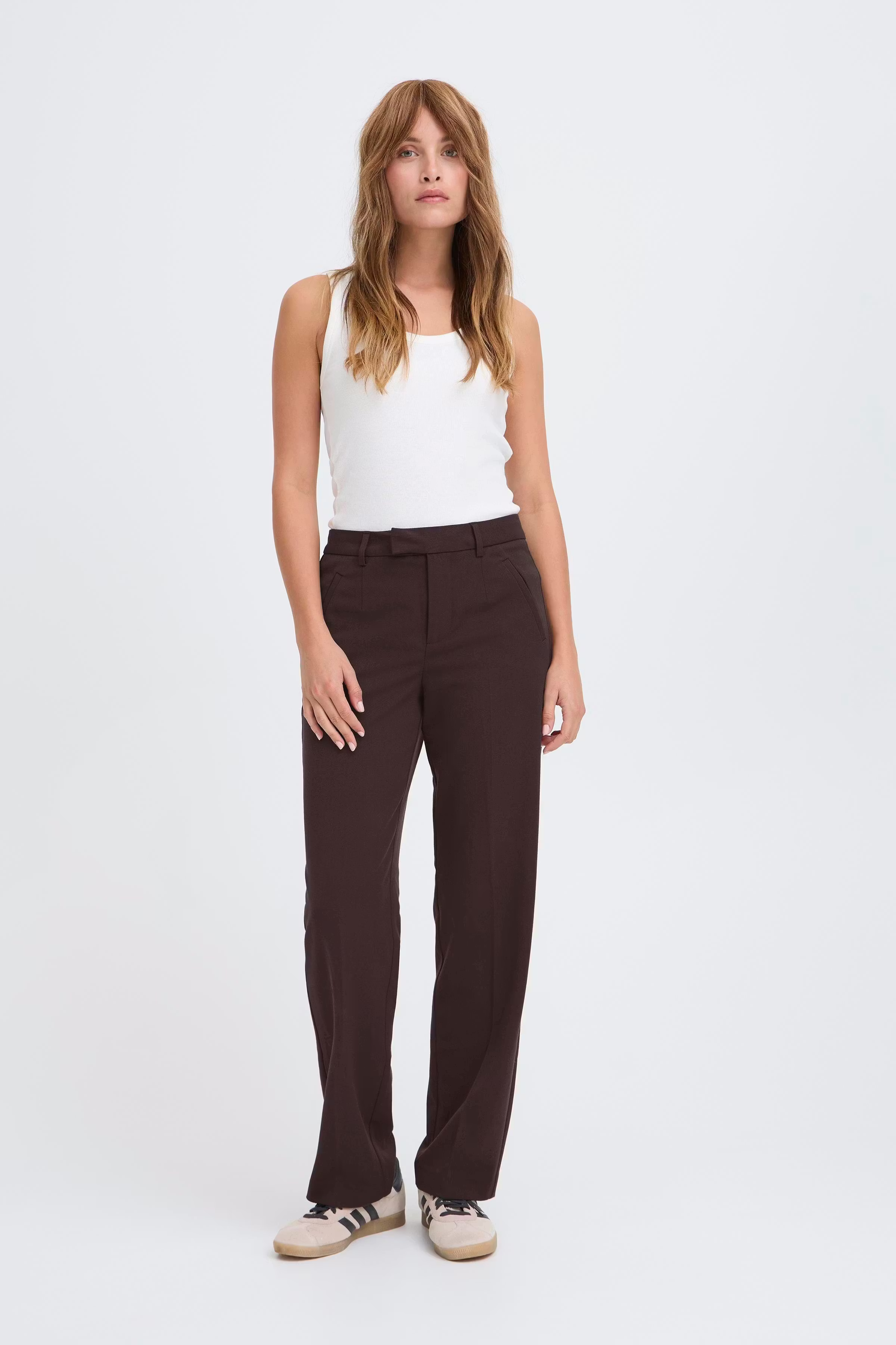 PZLEONORA Bukser LOOKBOOK FRONT 50206251-191103