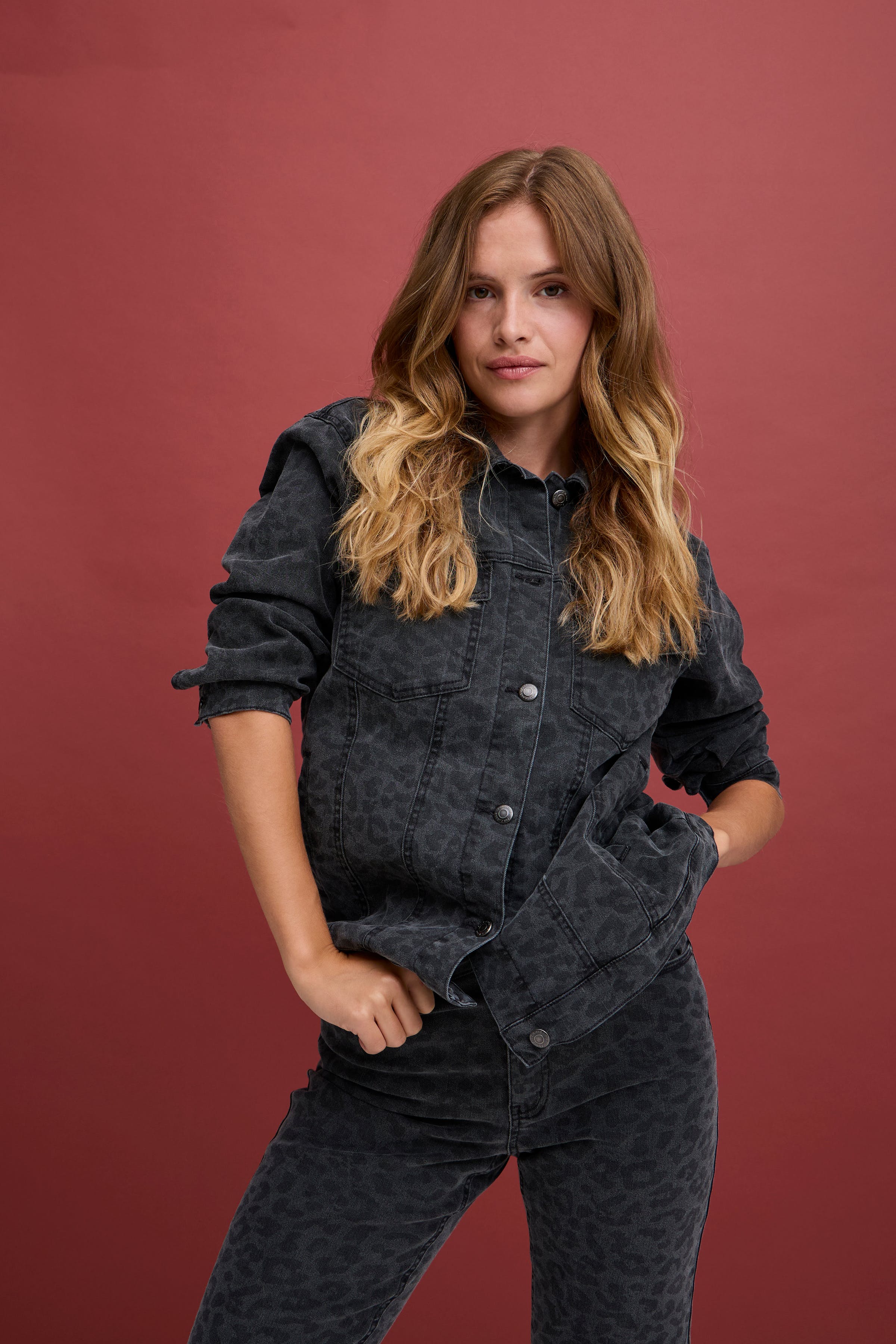 PXJANNAH Denim jacket LOCATION NONE 50208791-205027