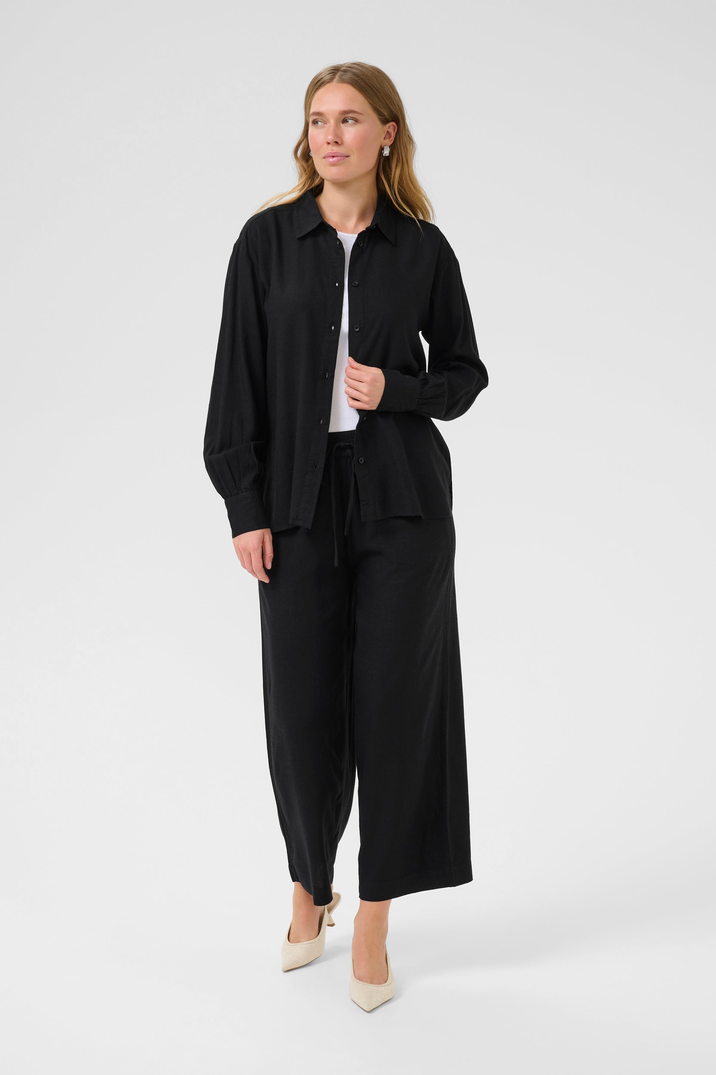 KAmilia Linen Trousers LOOKBOOK FRONT 10509666-100121