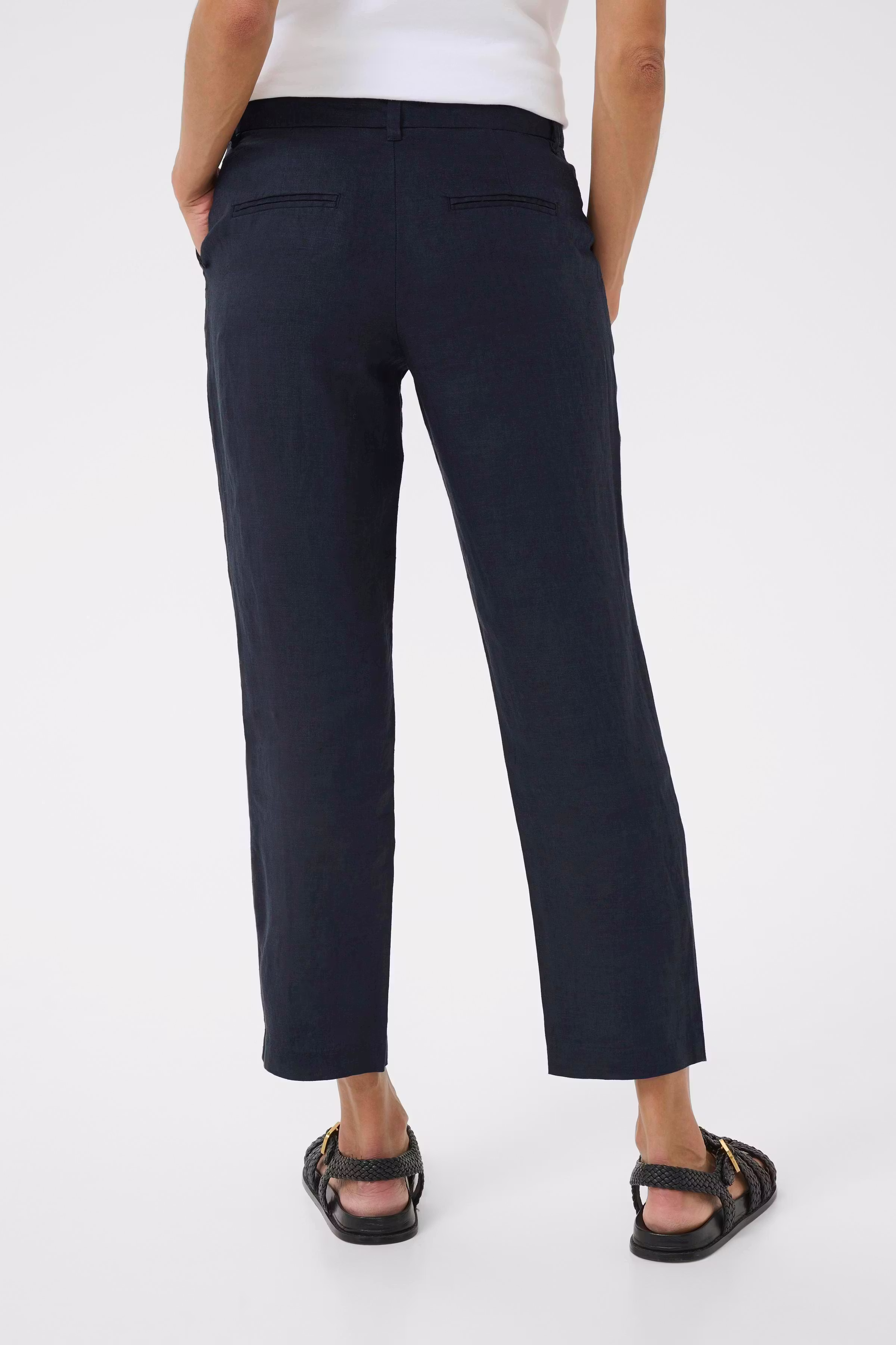 SoffePW Linnen broek LOOKBOOK BACK 30309389-194109