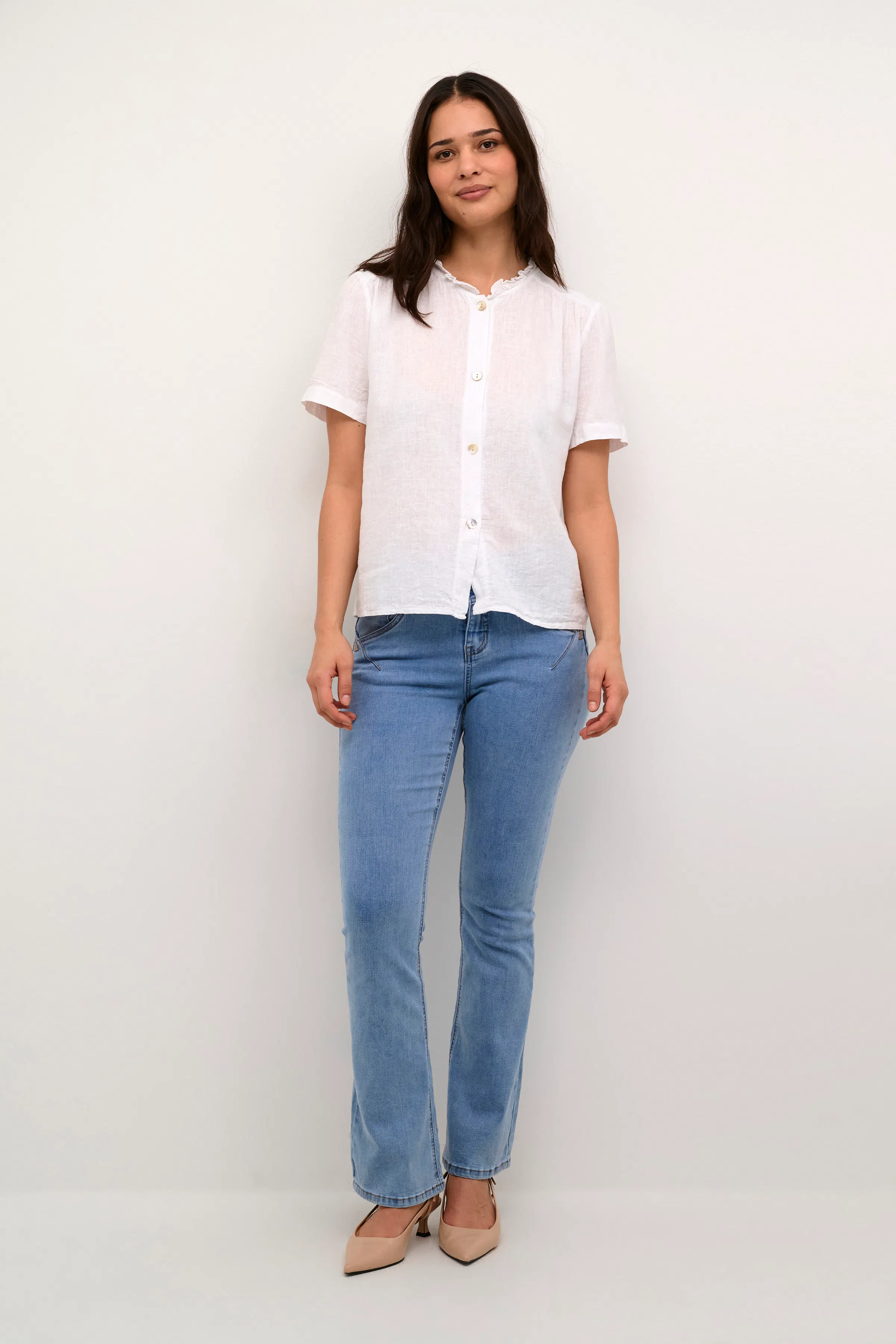 CRMellis Linnen blouse LOOKBOOK FRONT 10613194-110602
