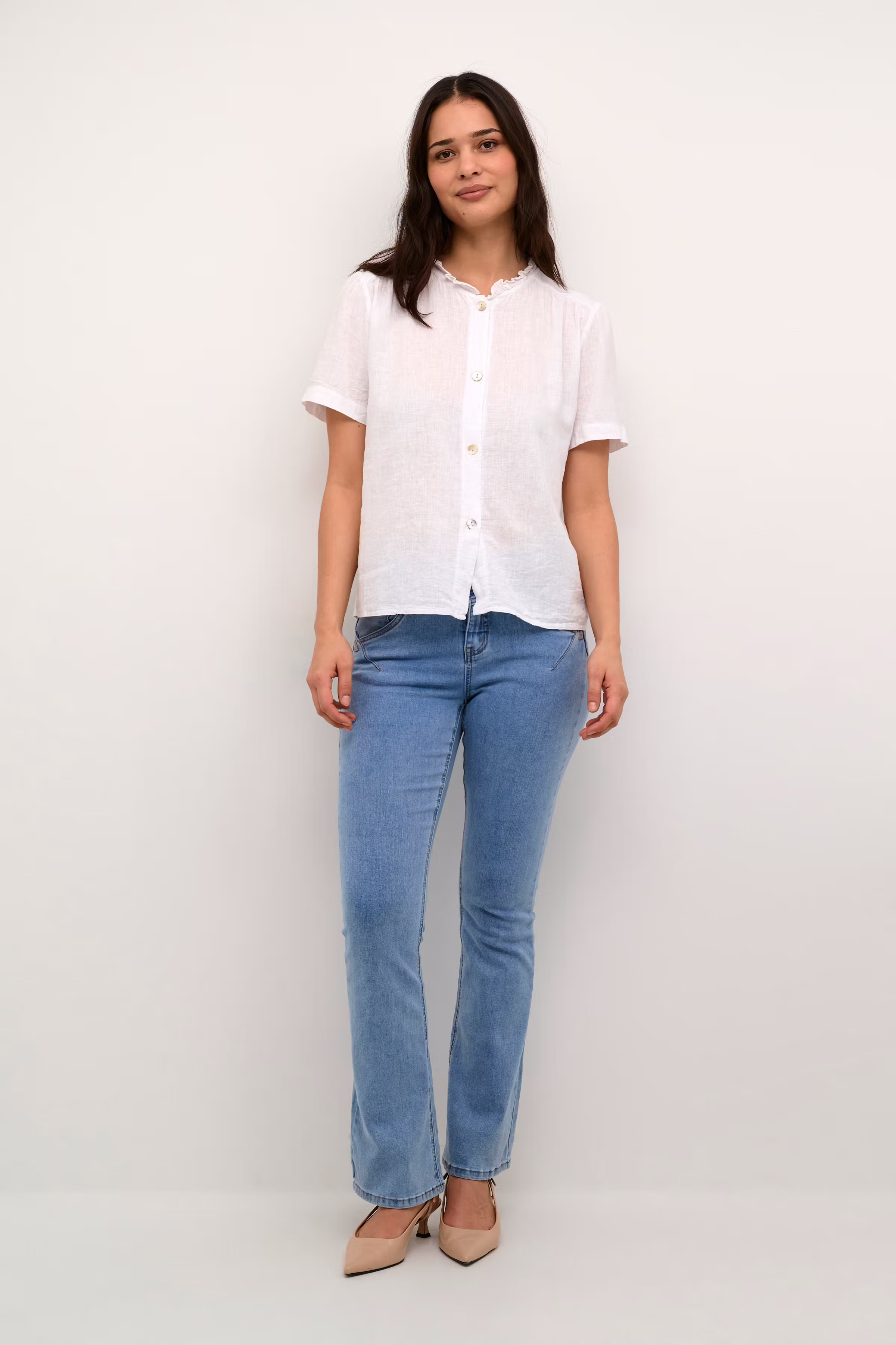 CRMellis Linne blus LOOKBOOK FRONT 10613194-110602