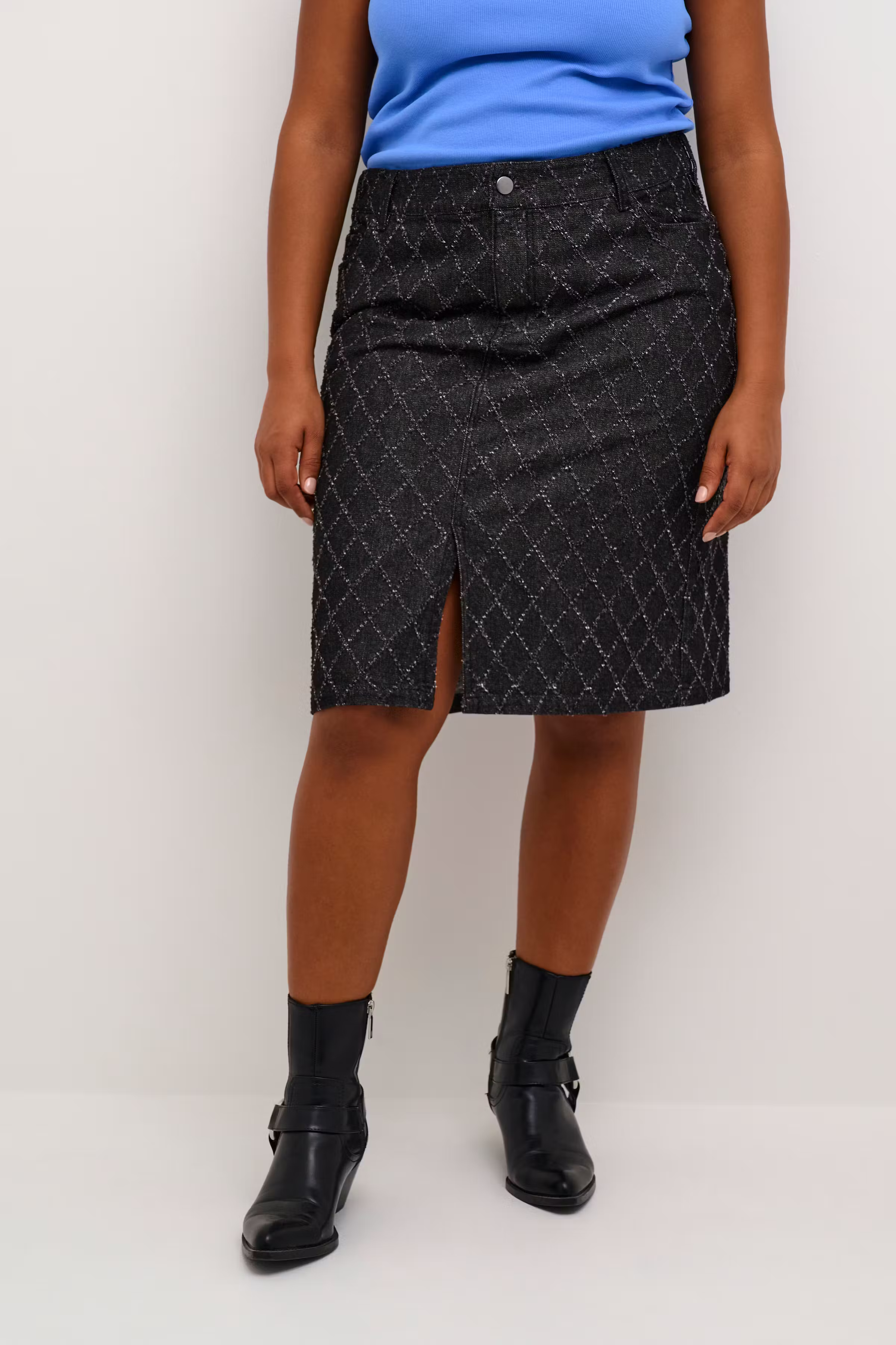 KColiva Denim Nederdel LOOKBOOK FRONT 10582152-103161