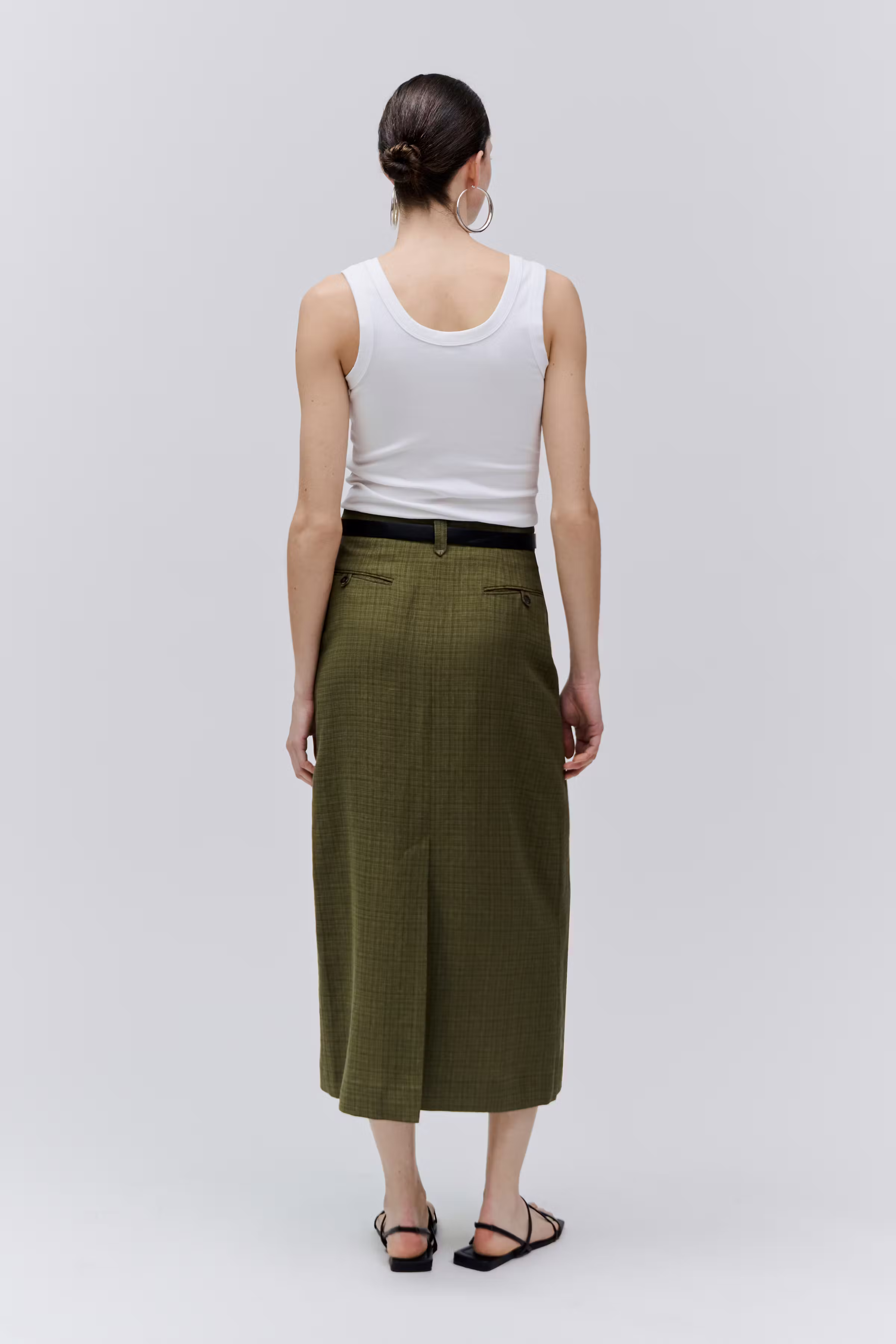 IOSONIA Kjol LOOKBOOK BACK 30600652-GR519