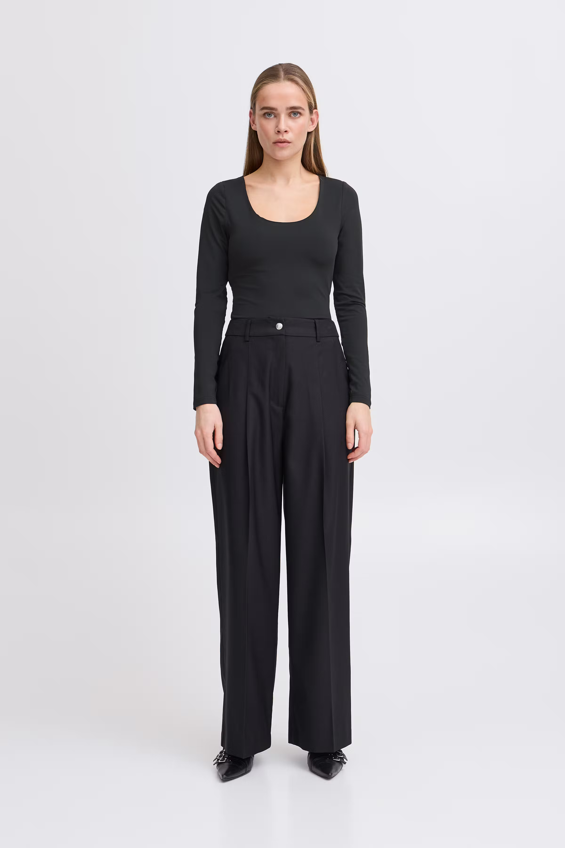 IAGRO Langærmet T-shirt LOOKBOOK FRONT 20122722-194008