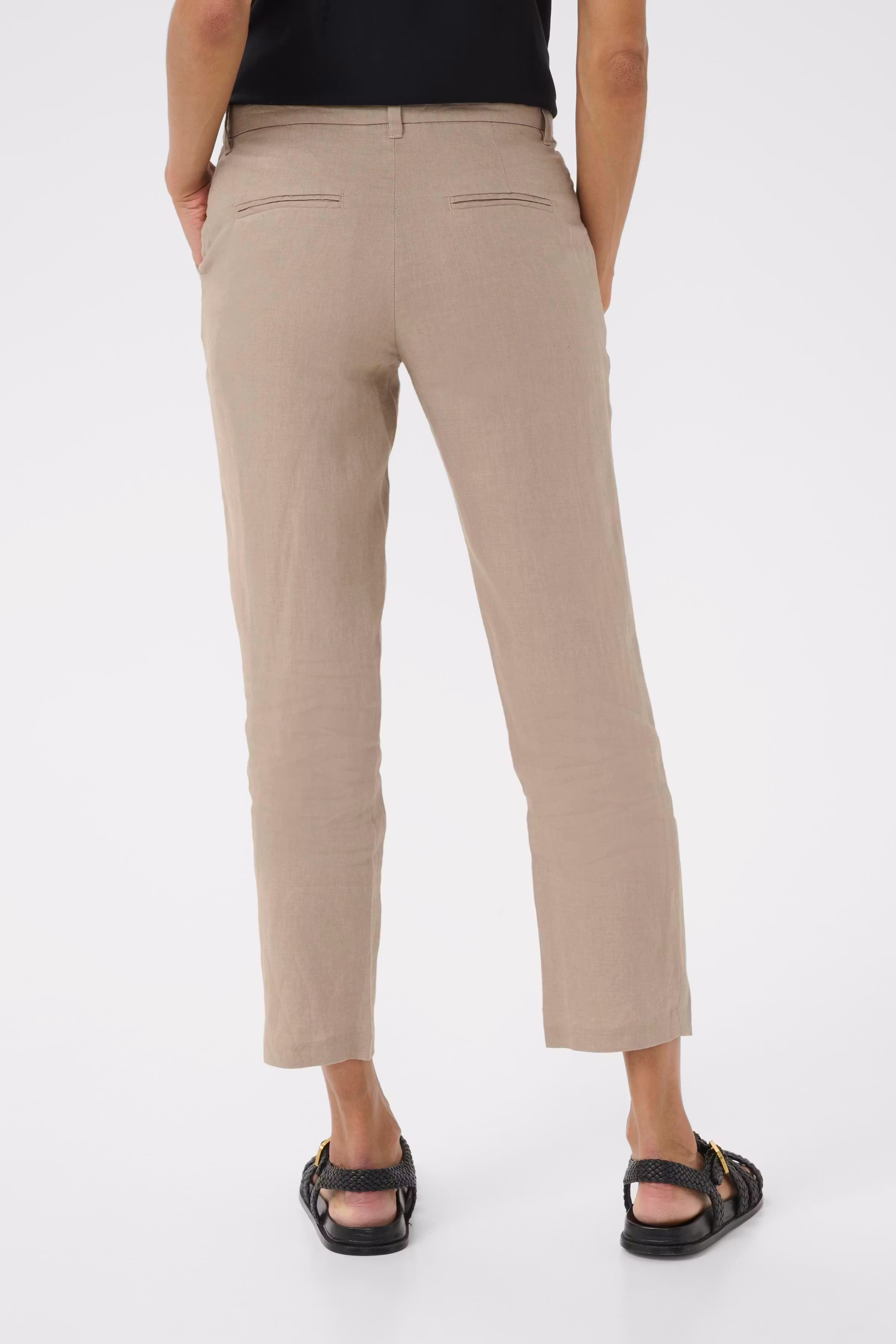 SoffePW Linen Trousers LOOKBOOK BACK 30309389-171311