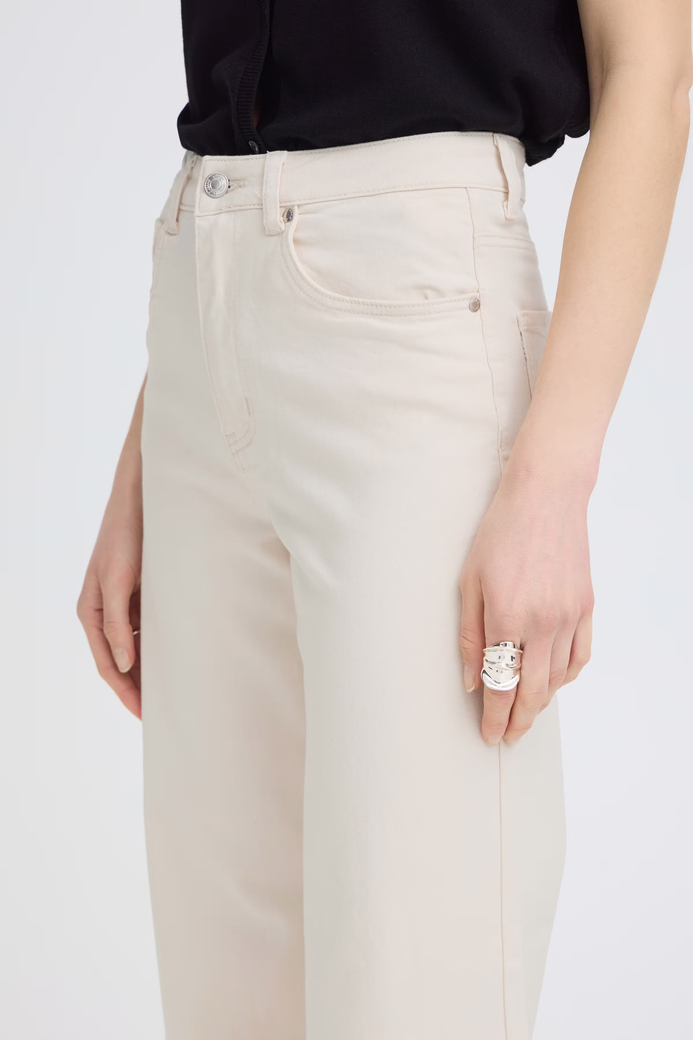 PZANNIE High Waist Wide Leg Broek LOOKBOOK DETAIL 50208774-204451