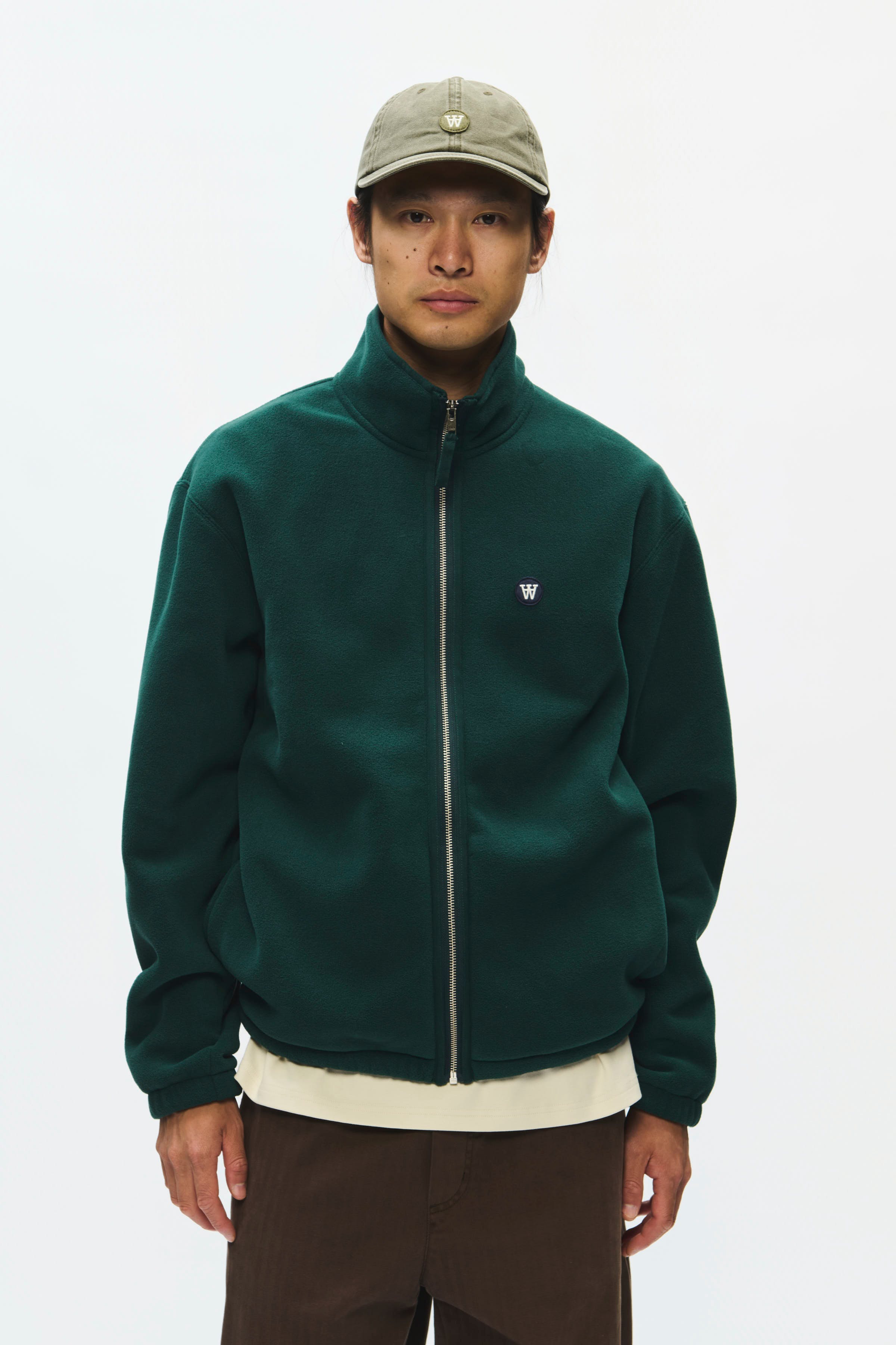 WWMitchel Fleece Jacke LOOKBOOK FRONT 30252236-195320