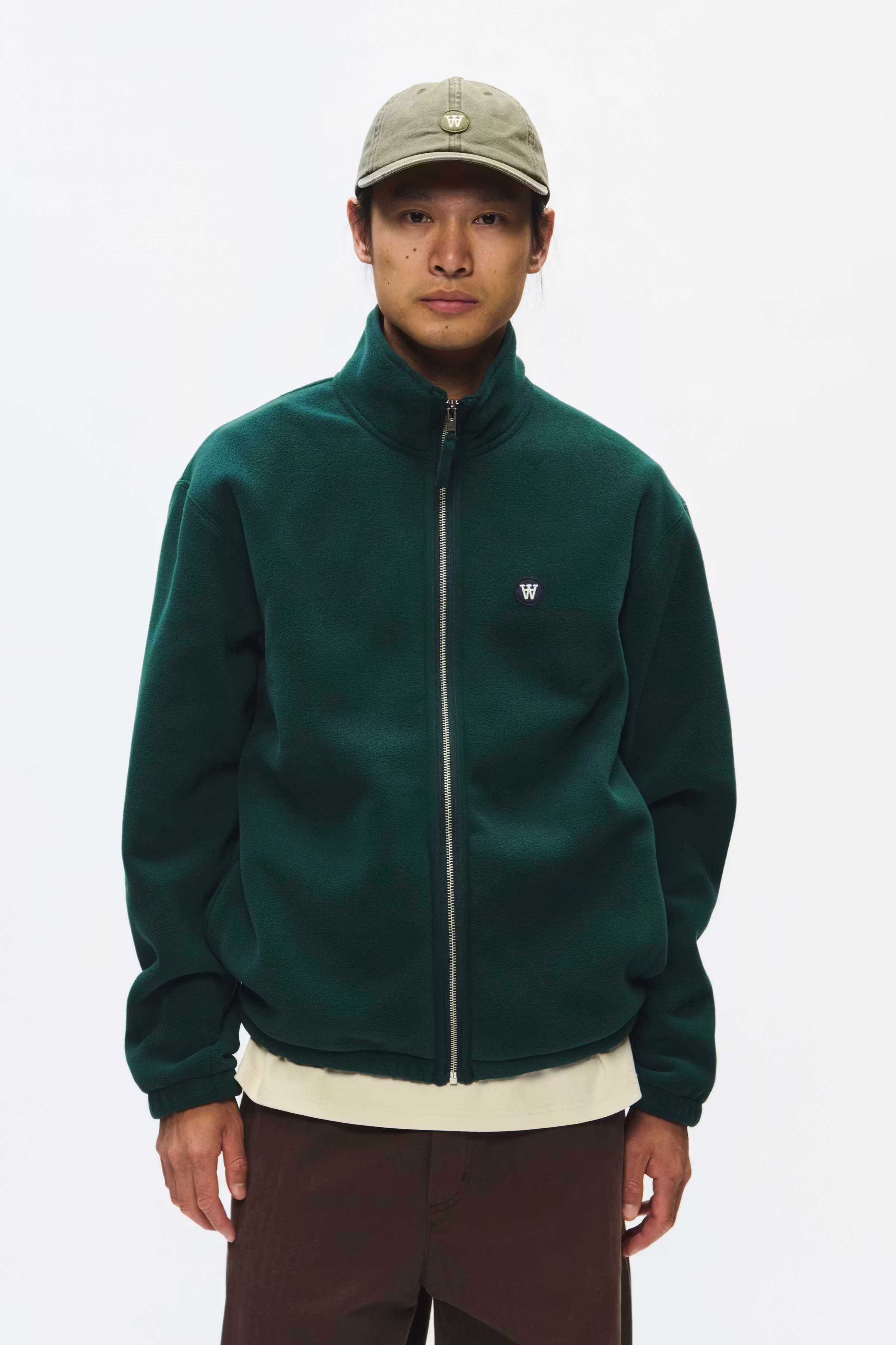 WWMitchel Fleece Jacke LOOKBOOK FRONT 30252236-195320