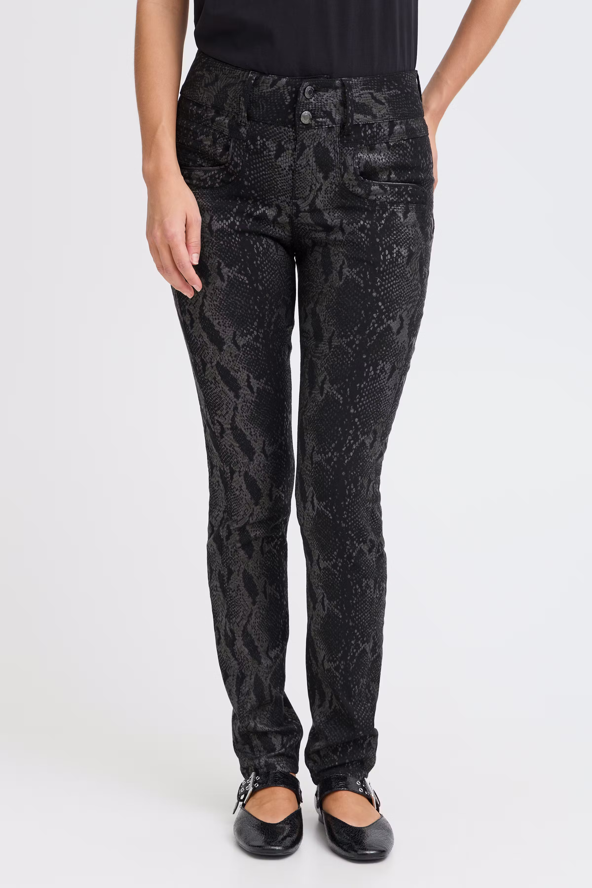 PZSTACIA Skinny Leg Bukser LOOKBOOK FRONT 50208521-203871