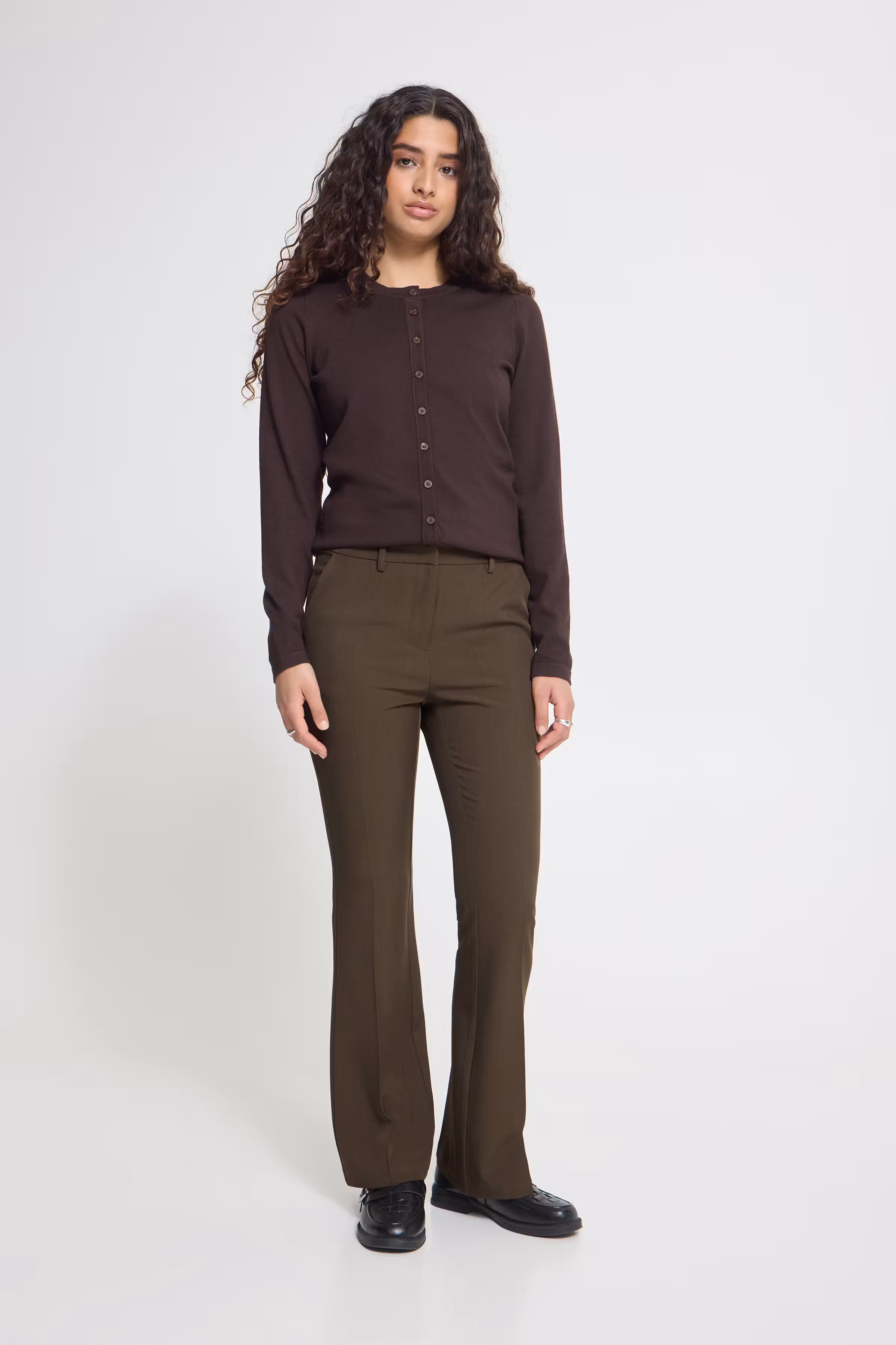 IHFAVA Flared Bukser LOOKBOOK FRONT 20125678-1908141