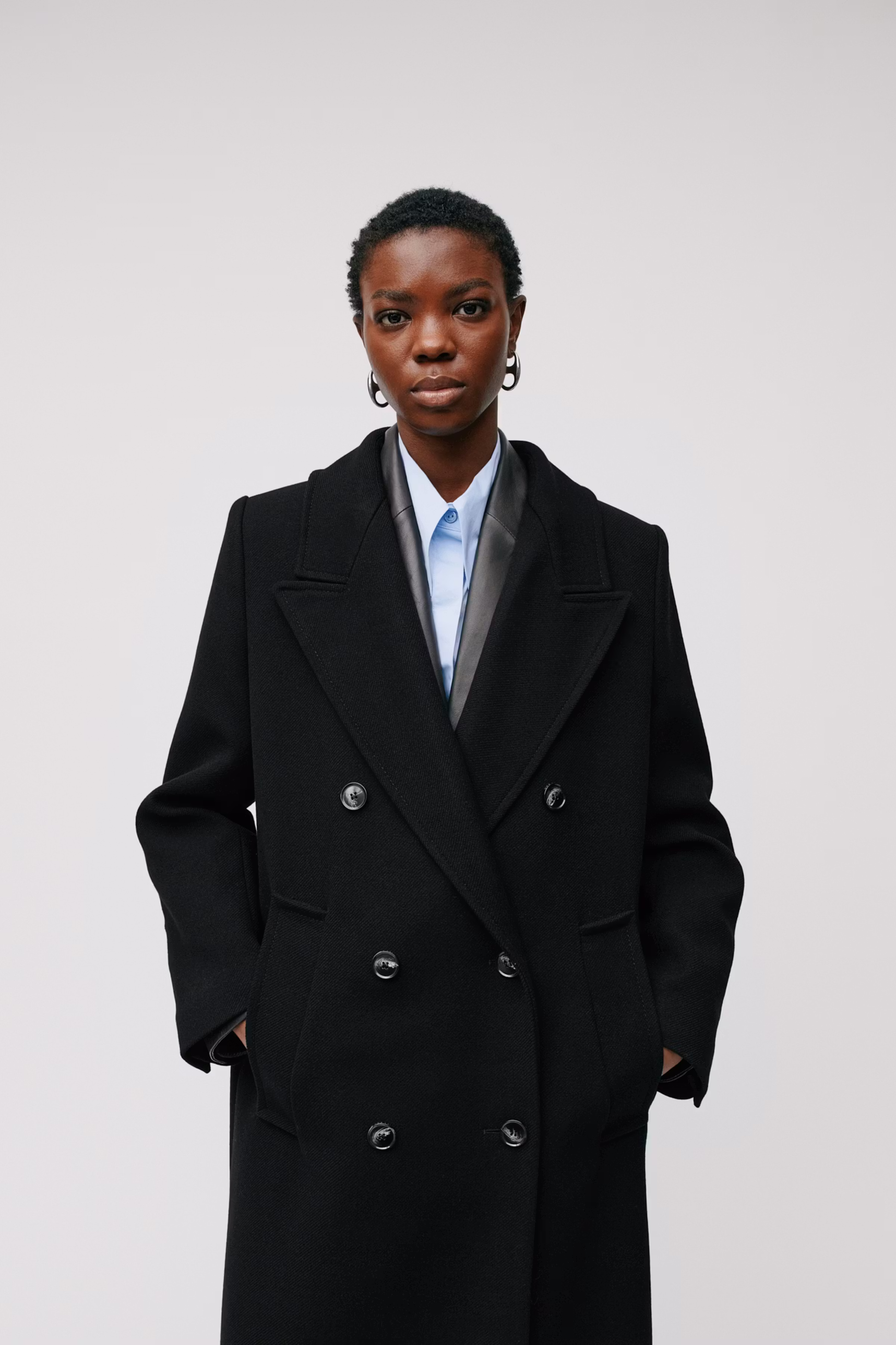 CLEMENCE Coat LOOKBOOK FRONT 30600180-BK999