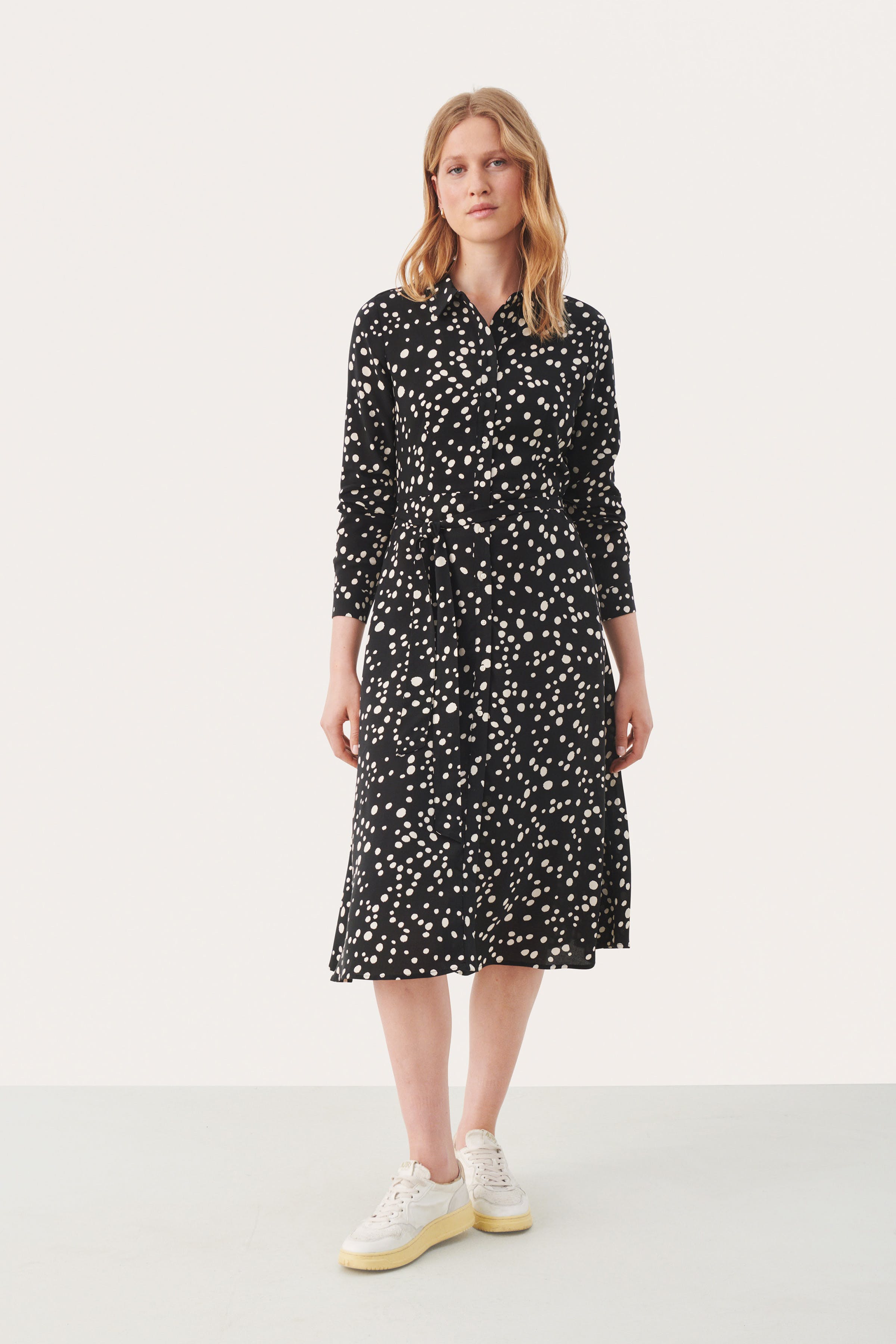 ShelbyPW Skjortekjole LOOKBOOK FRONT 30308340-302641