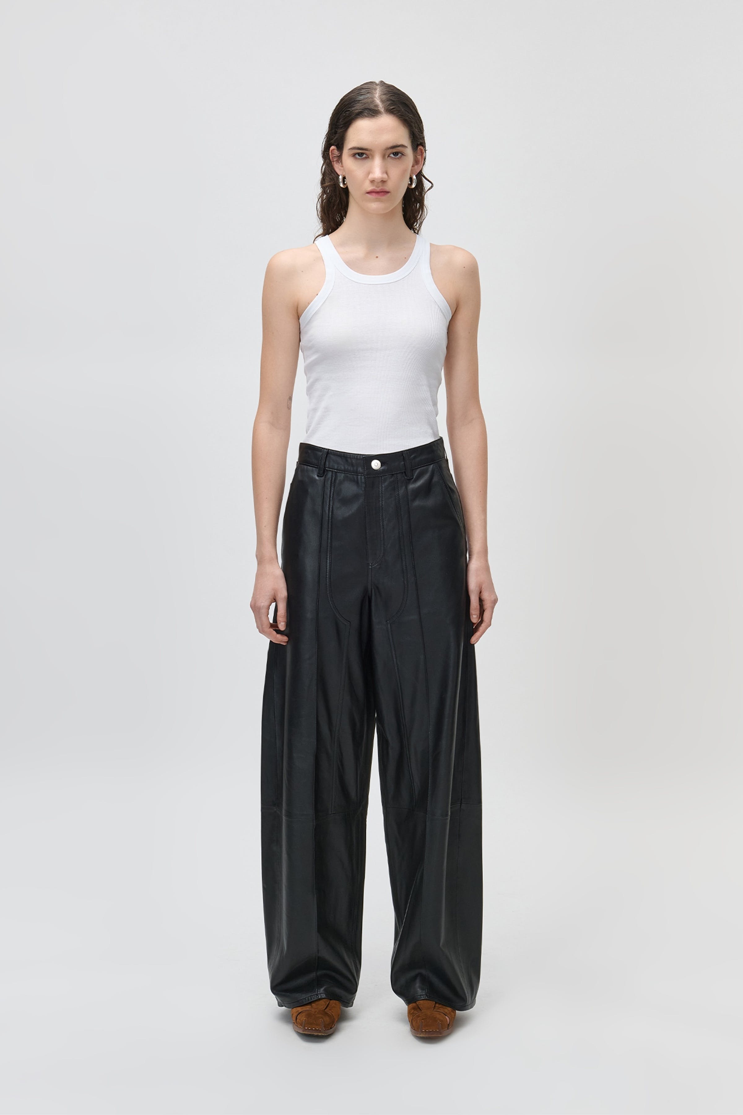 LESLIE Trousers LOOKBOOK FRONT 30600691-BK999