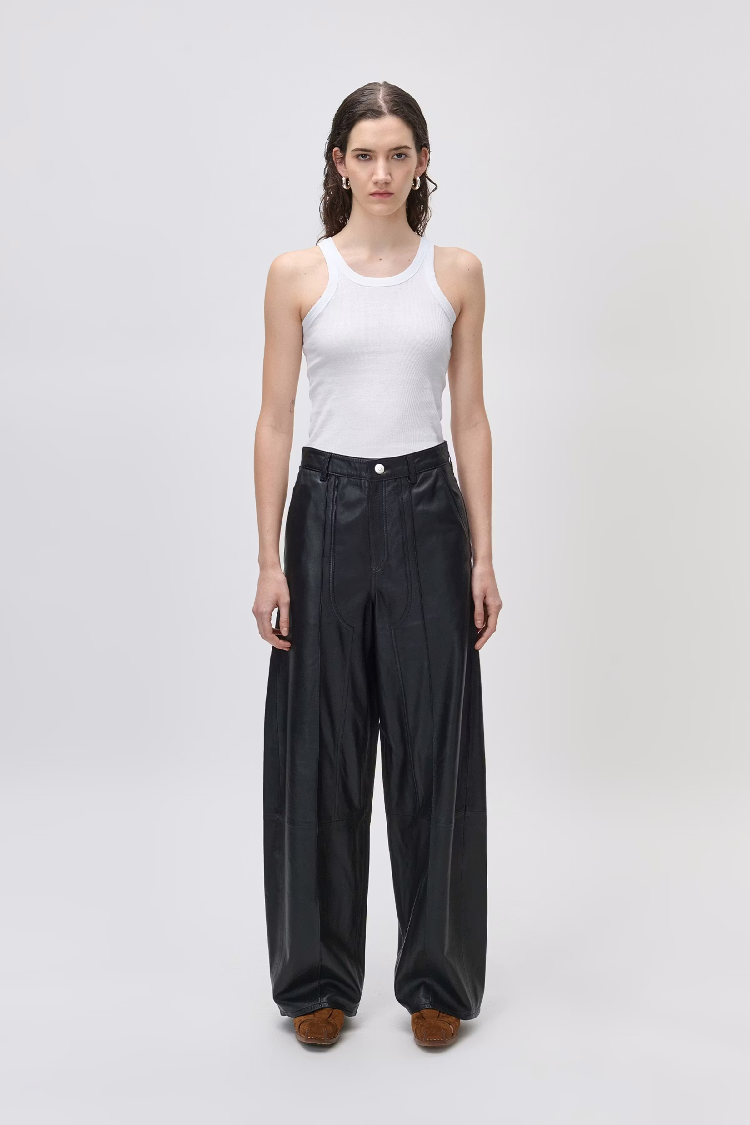 LESLIE Trousers LOOKBOOK FRONT 30600691-BK999