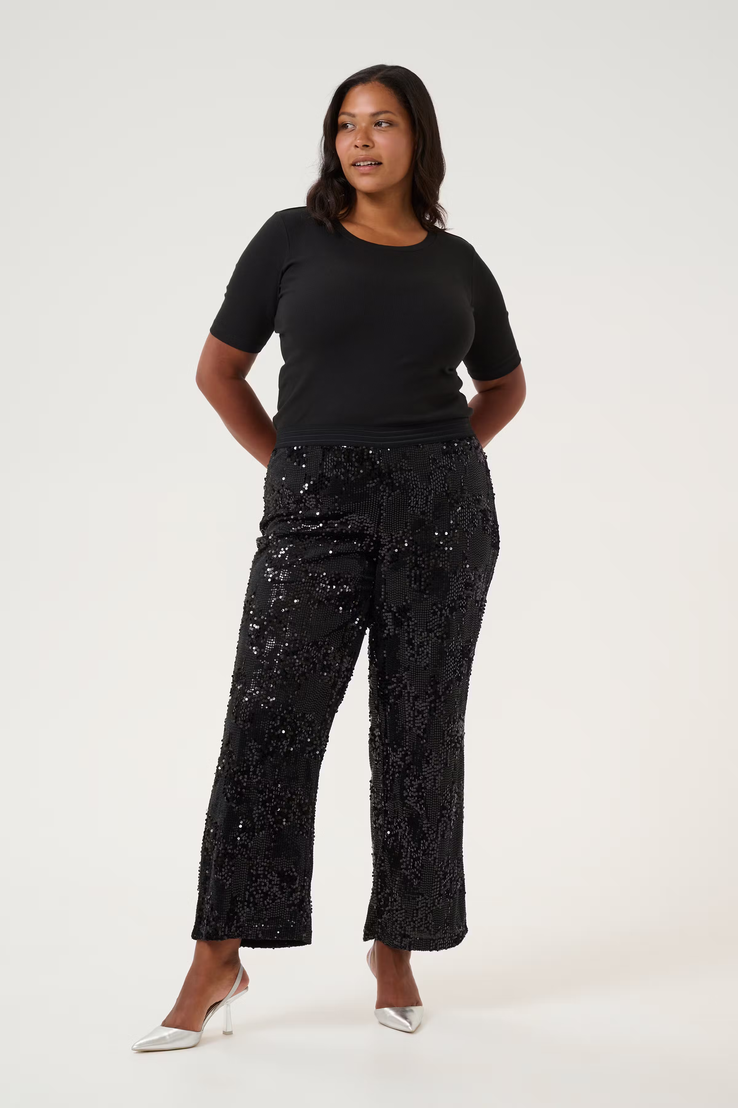KCnicoleen Pailletten Broek LOOKBOOK FRONT 10582726-100121