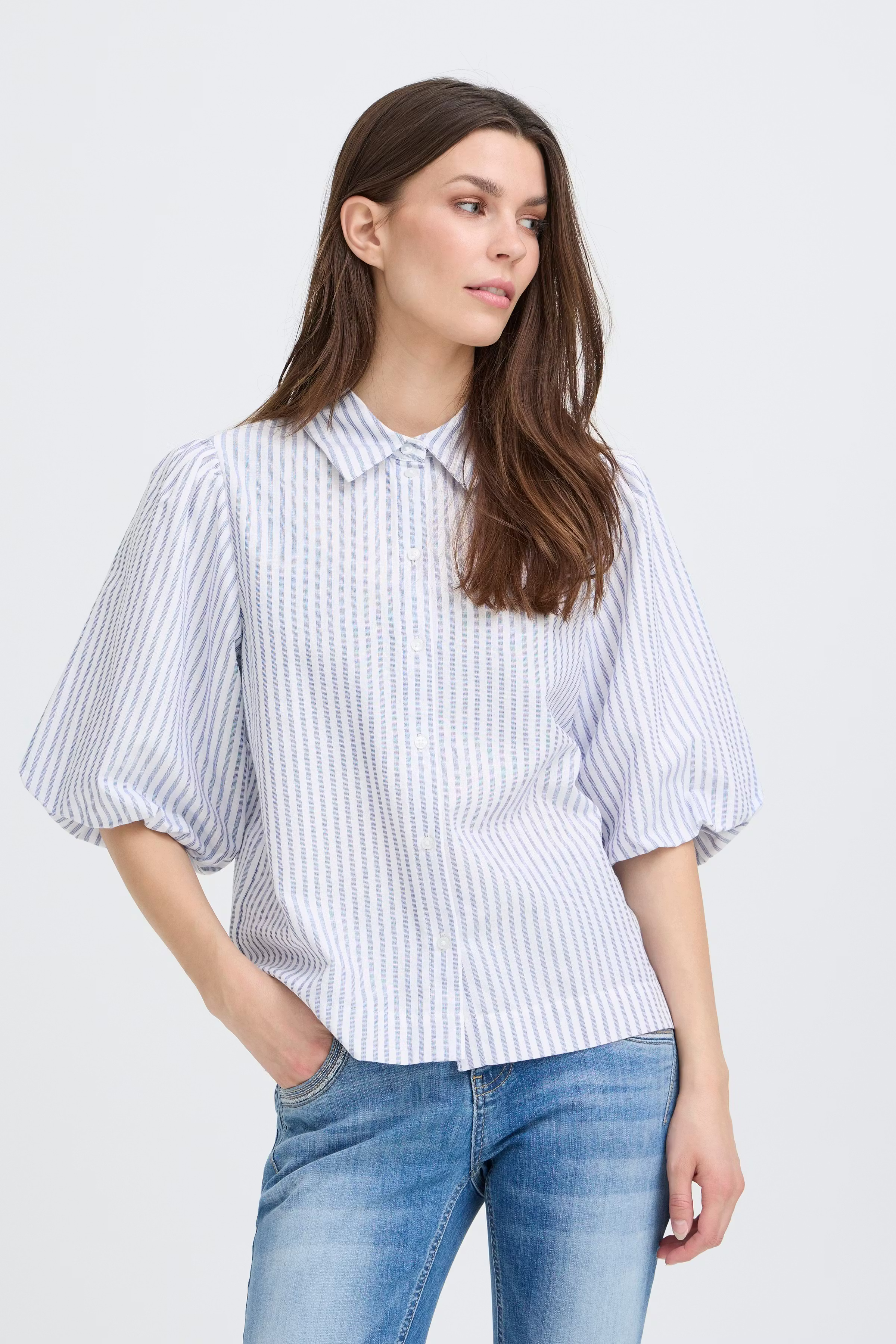 PZAUDREY Skjorte LOOKBOOK FRONT 50210255-114201