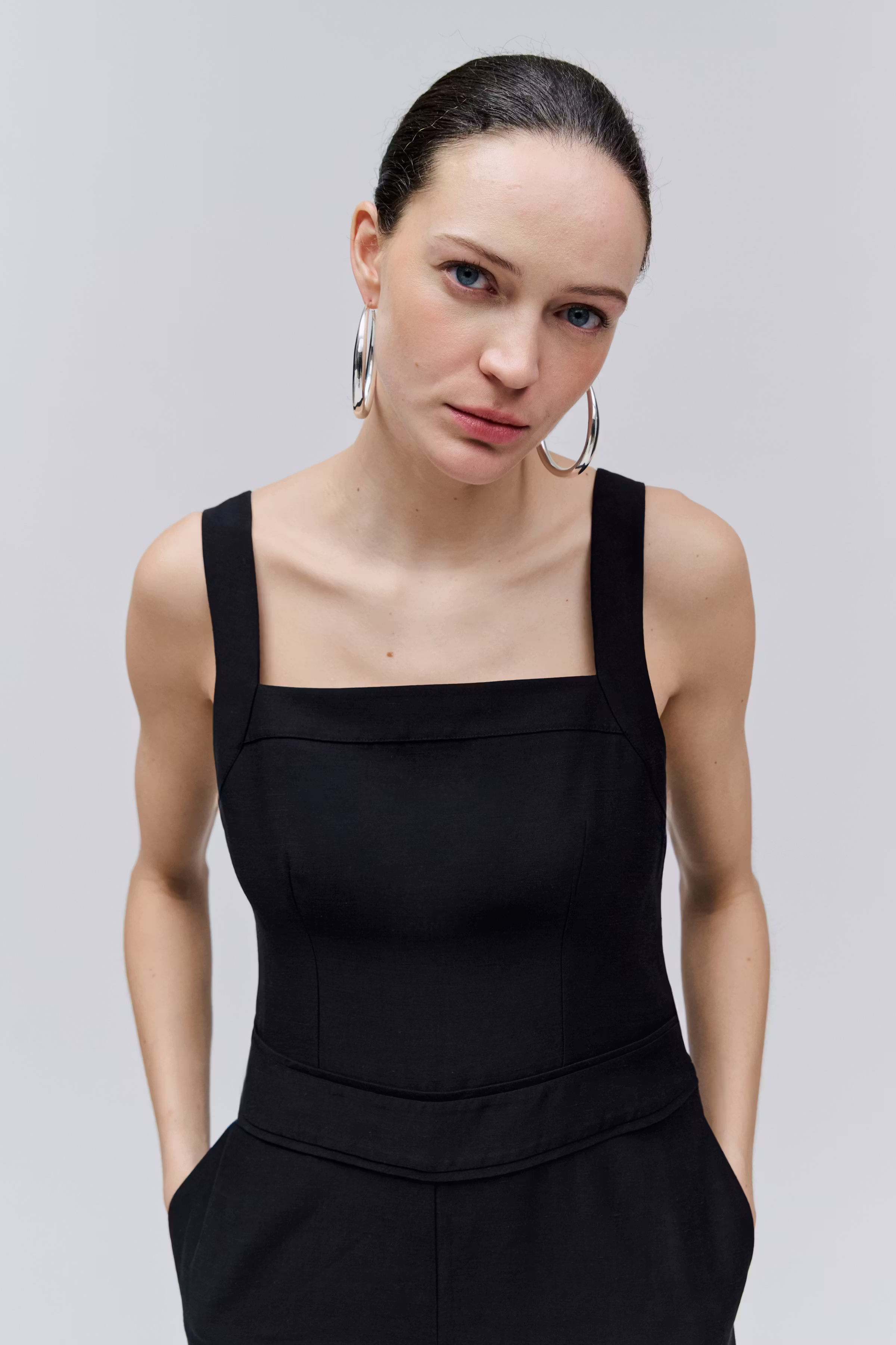 PRIMROSE Jumpsuit LOOKBOOK FRONT 30600640-BK999